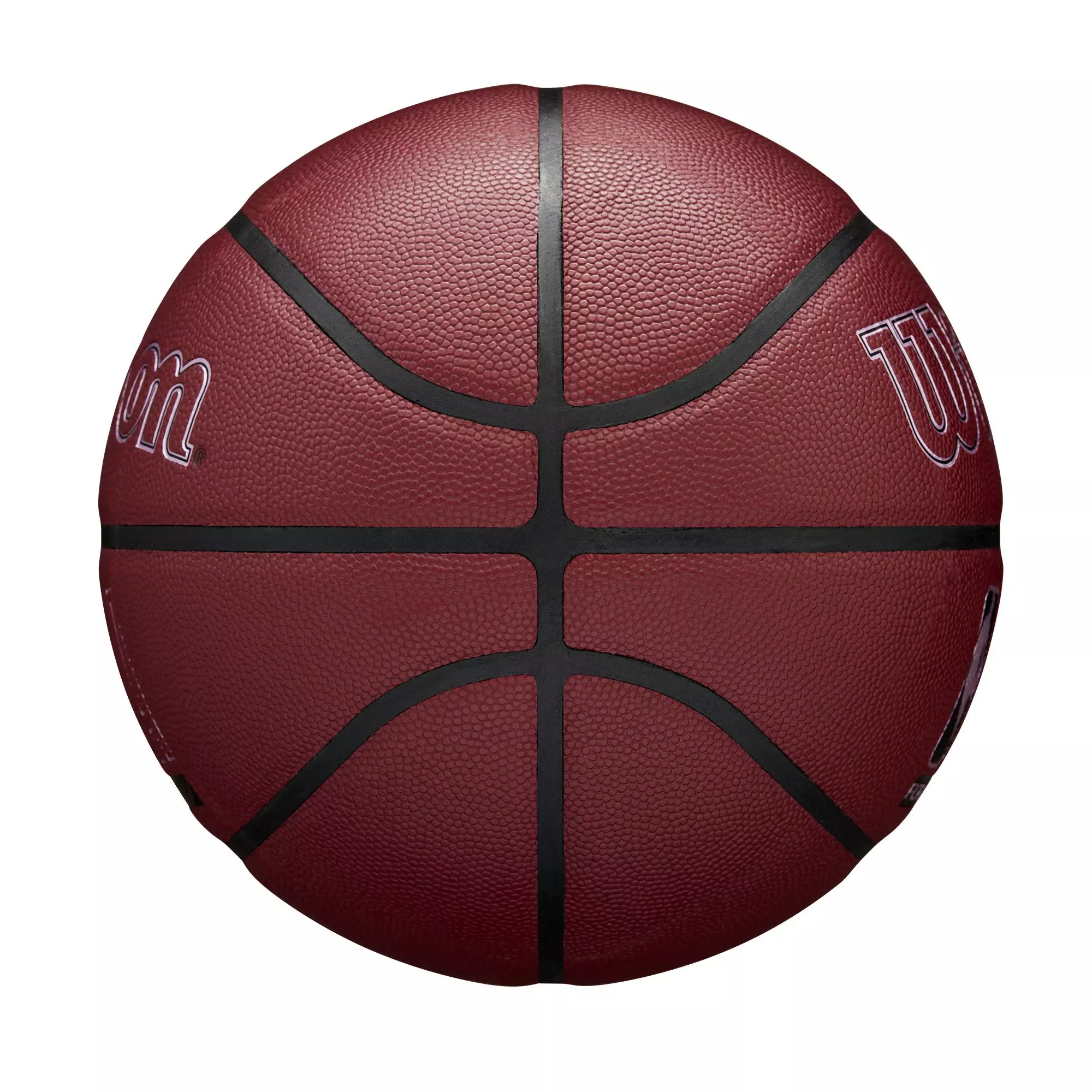 Wilson NBA Forge Plus 6 Basketball-Maroon - MAROON