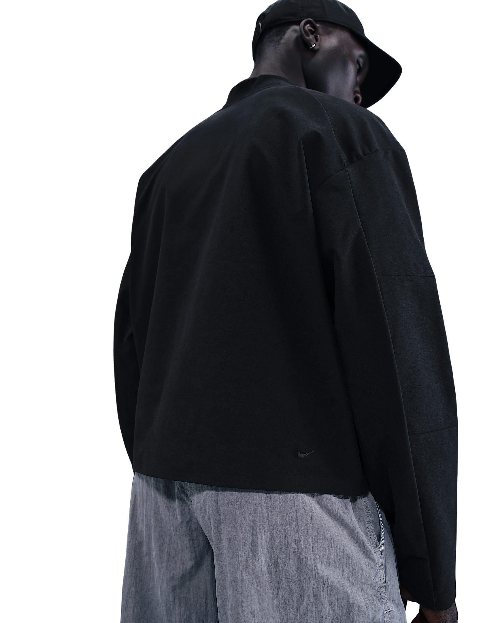 Nike Men's Tech Dri-FIT Shori Bomber Jacket - Black - BLACK Thumbnail View 2