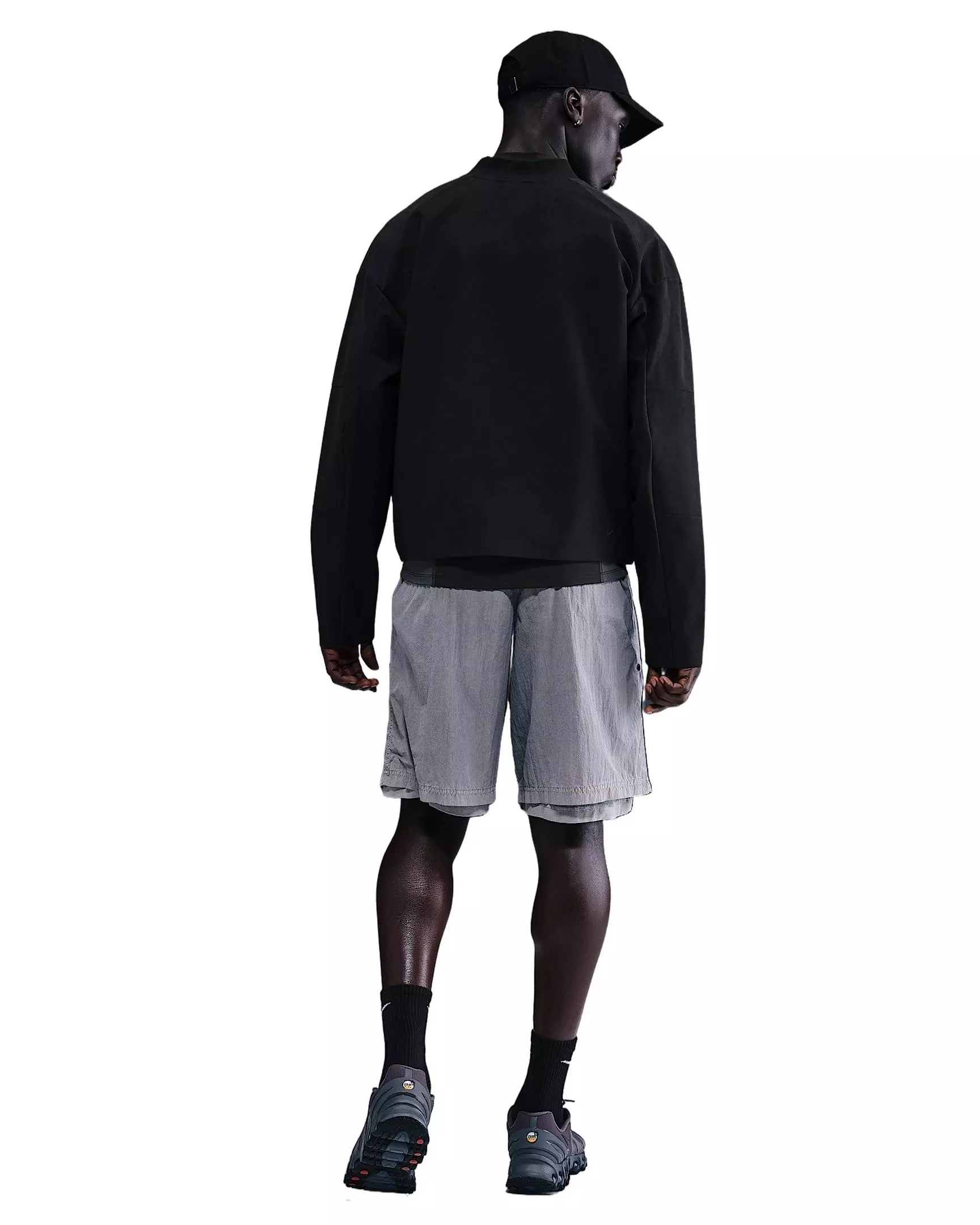 Nike Men's Tech Dri-FIT Shori Bomber Jacket - Black - BLACK