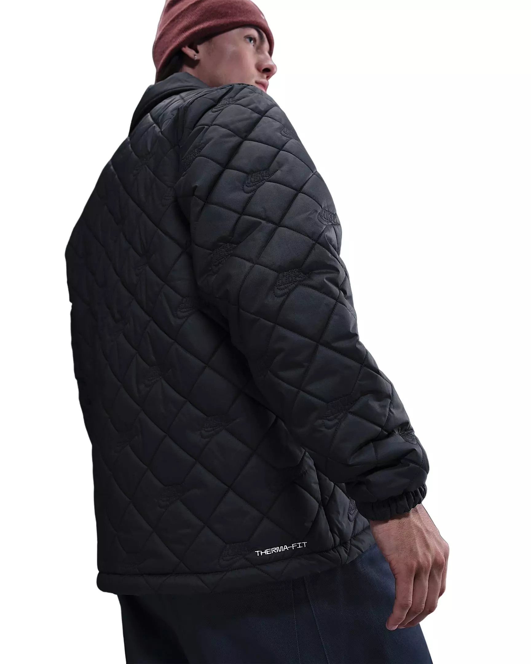 Nike Men's Club Coaches Full-Zip Jacket - BLACK