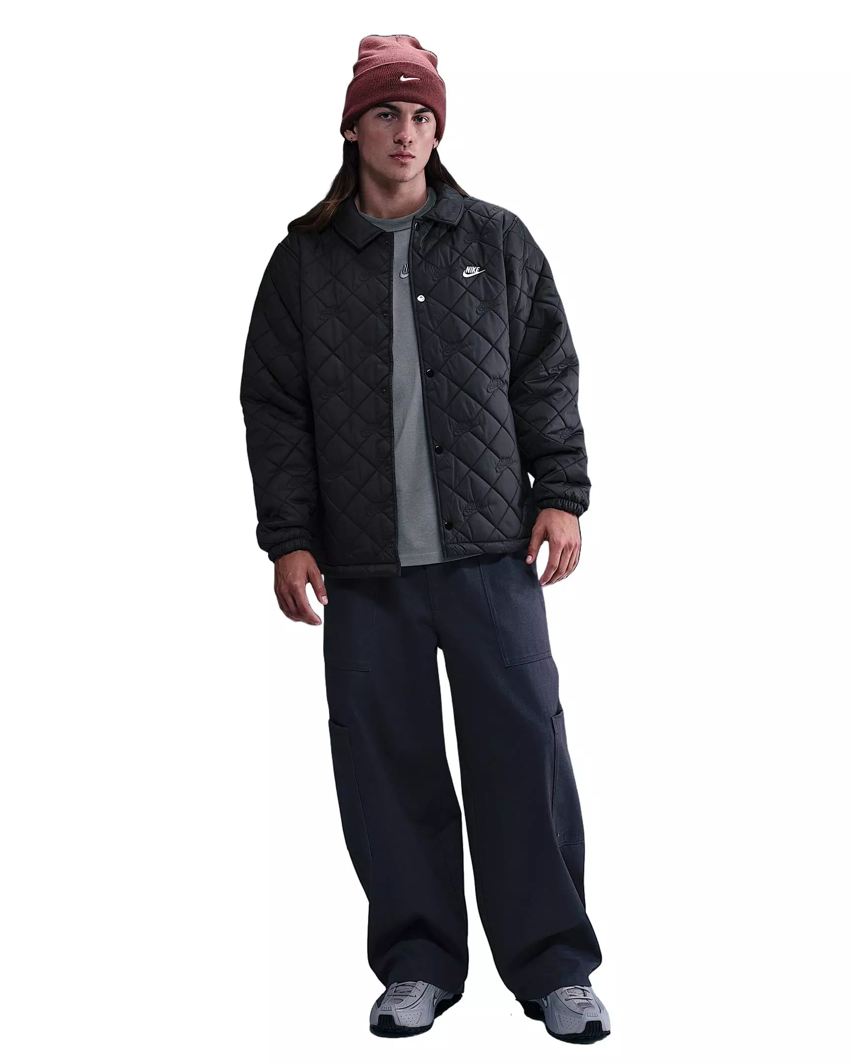 Nike Men's Club Coaches Jacket - BLACK