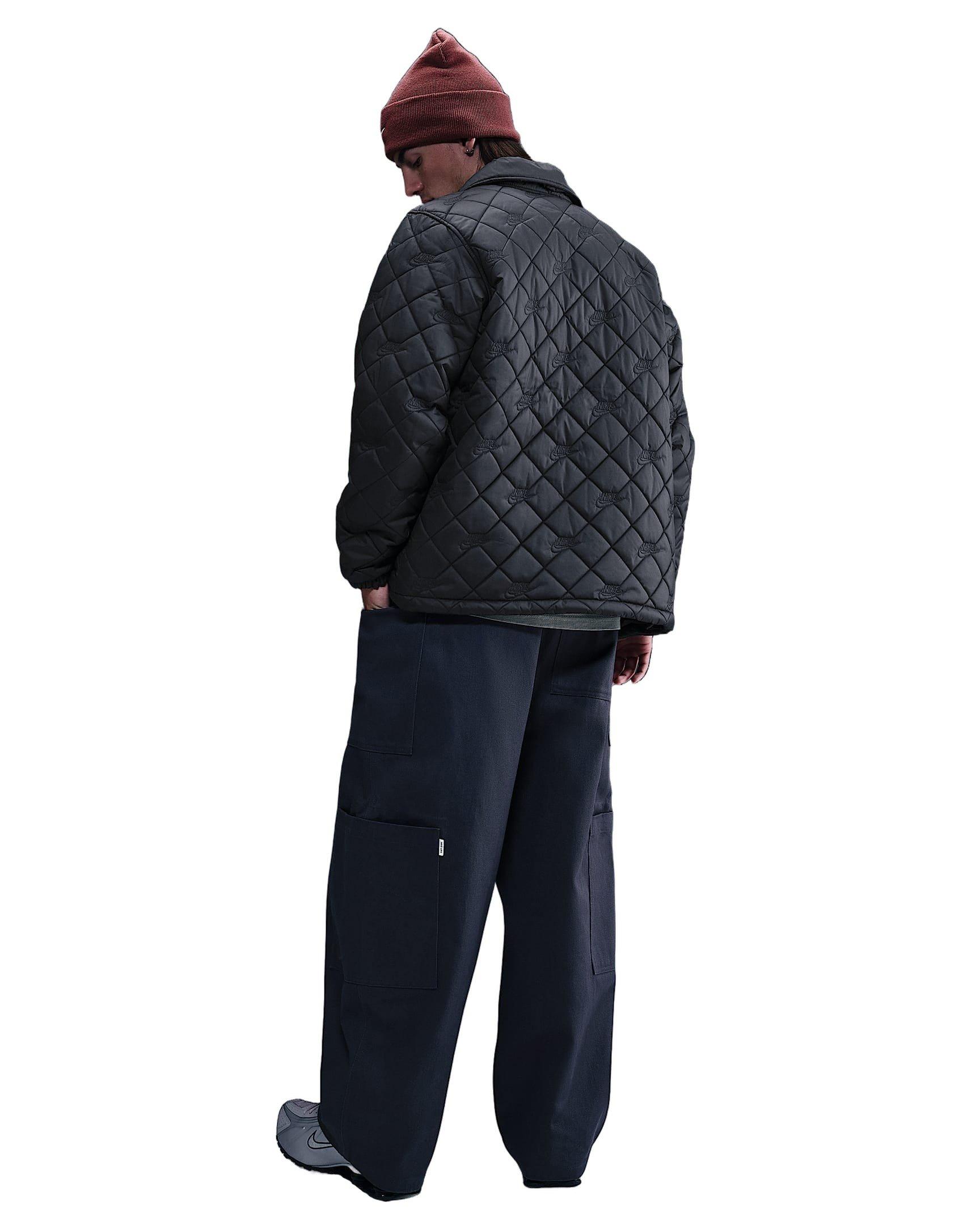 Nike Men's Club Coaches Jacket - BLACK Thumbnail View 5