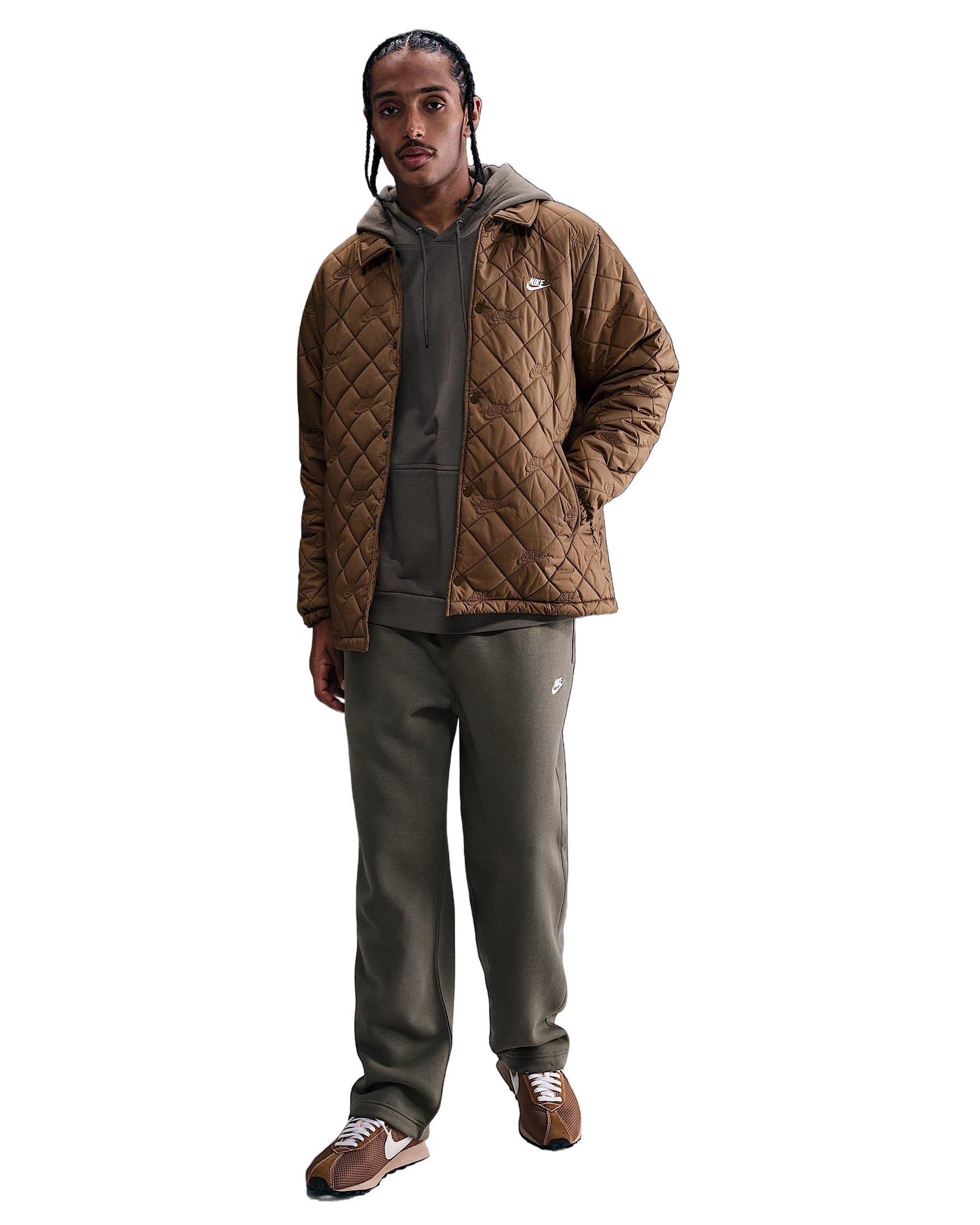 Nike Men's Club Coaches Jacket - BROWN Thumbnail View 4