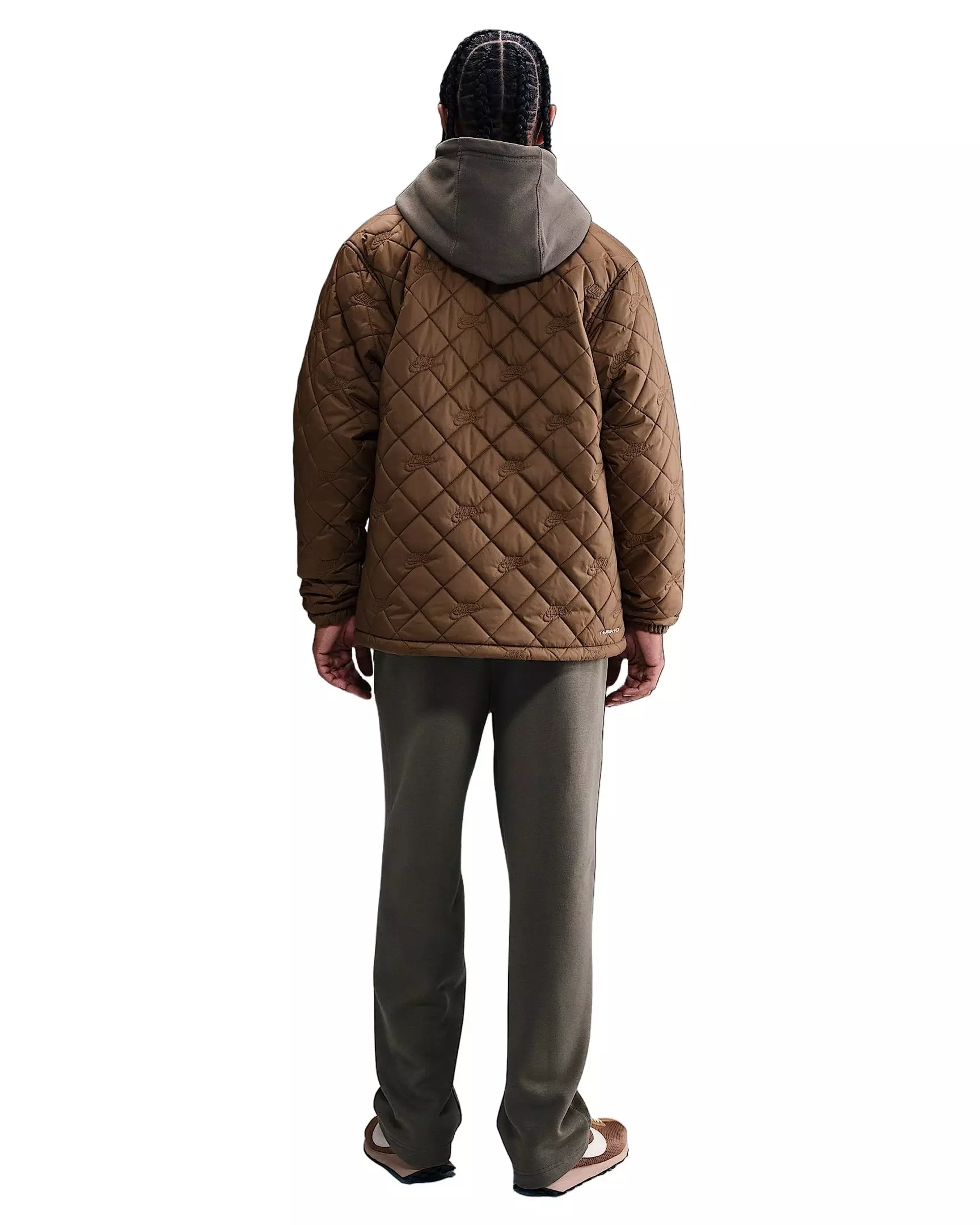 Nike Men's Club Coaches Jacket - BROWN