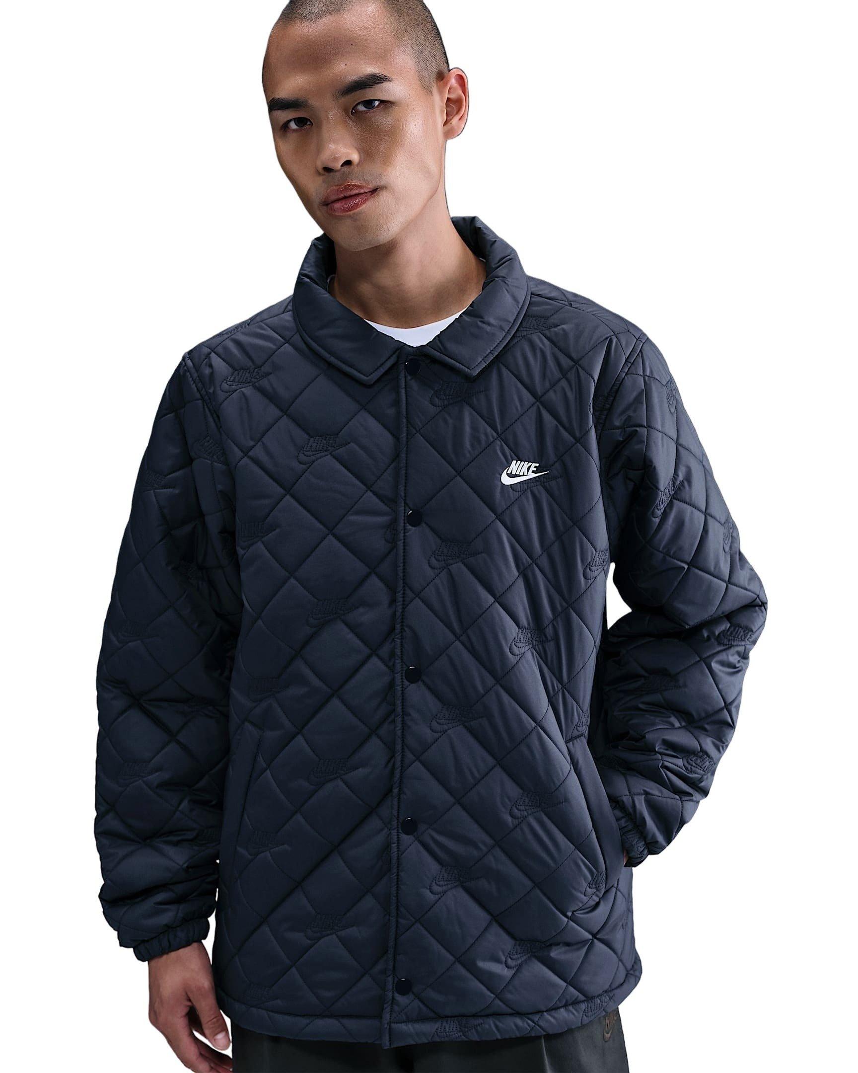 Nike Men's Club Coaches Jacket - BLUE Thumbnail View 1