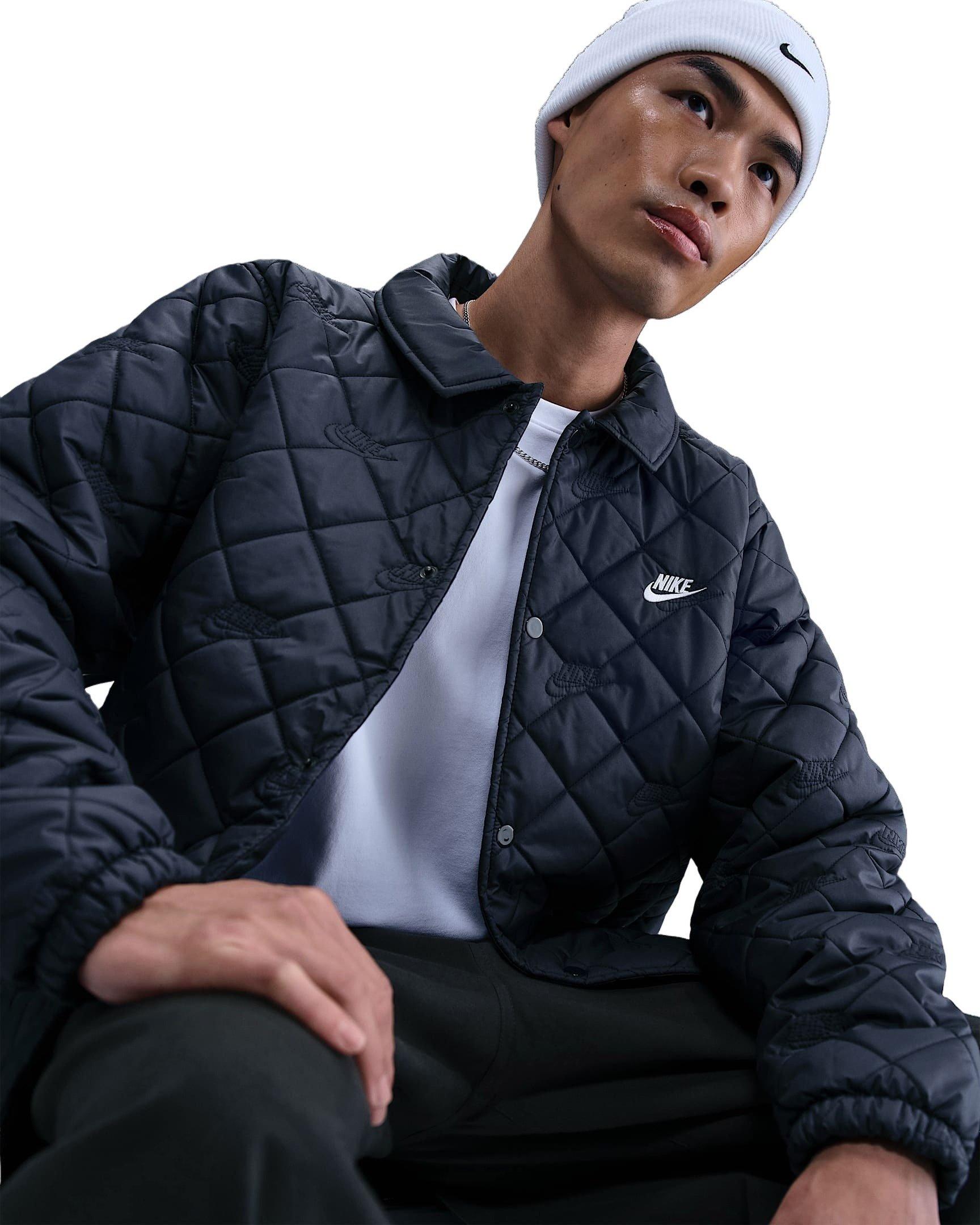 Nike Men's Club Coaches Full-Zip Jacket - BLUE Thumbnail View 3