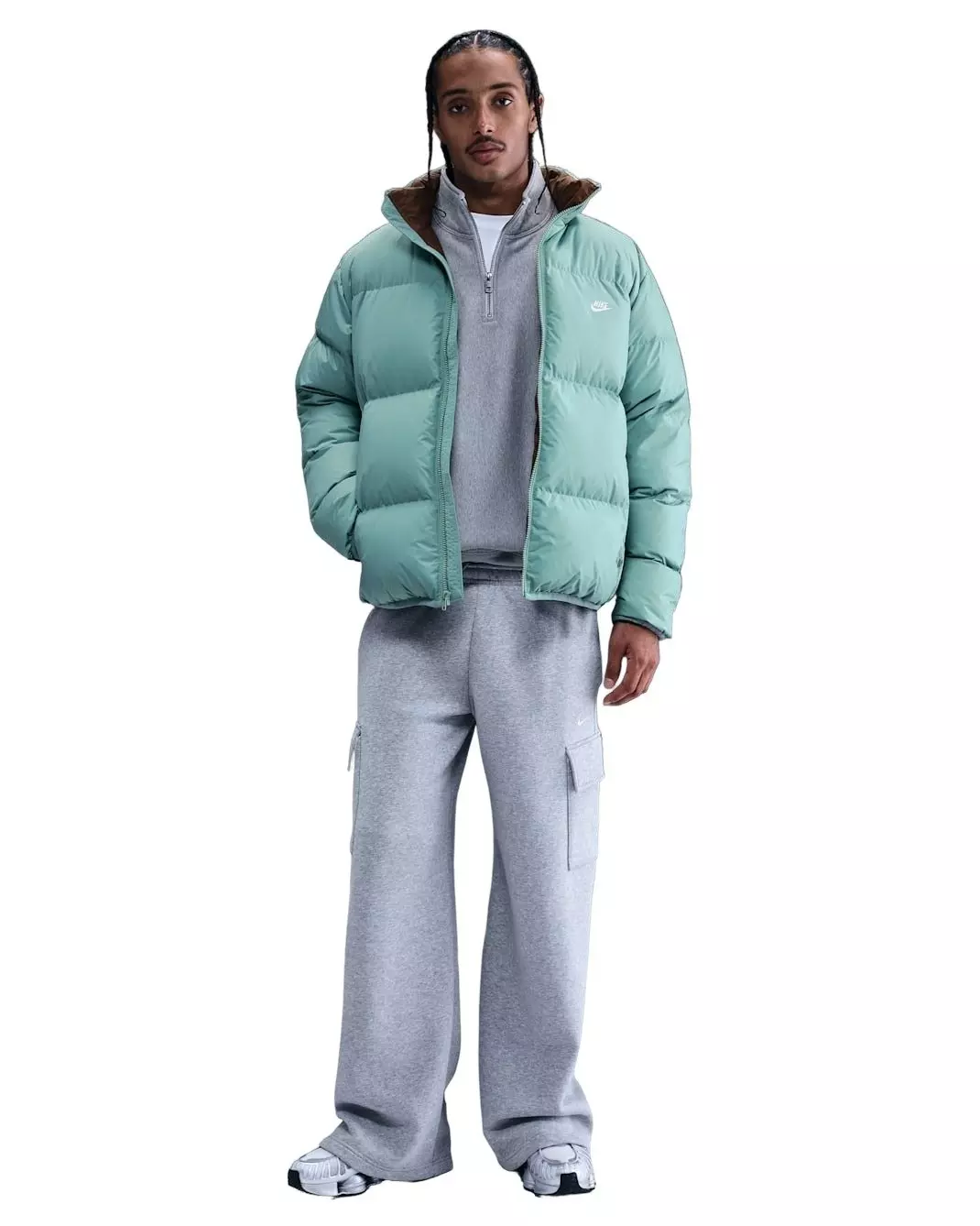 Nike Men's Sportswear Club Therma-FIT Puffer Jacket - GREEN