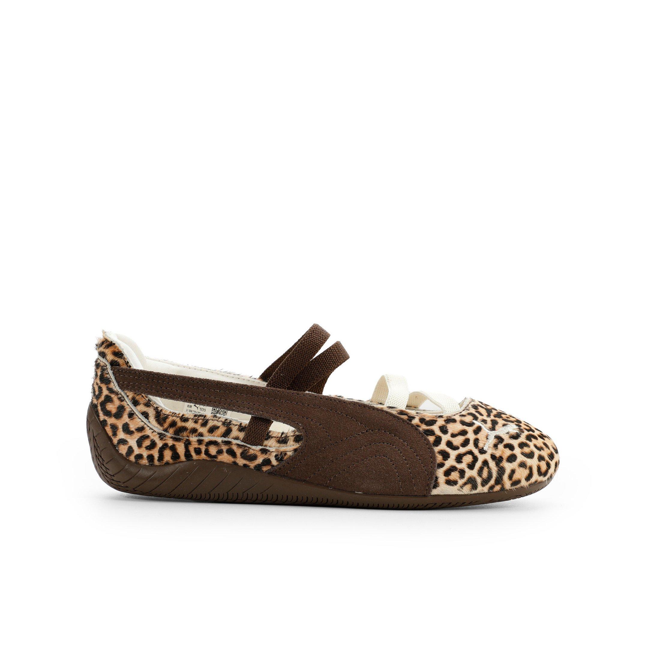 PUMA Speedcat Ballet Wild "Brown/Black/White" Grade School Girls' Shoe - BROWN/BLACK/WHITE