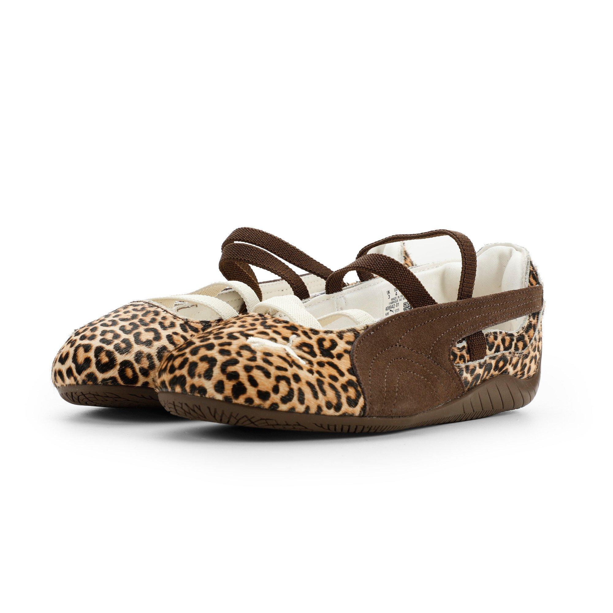 PUMA Speedcat Ballet Wild "Brown/Black/White" Grade School Girls' Shoe - BROWN/BLACK/WHITE