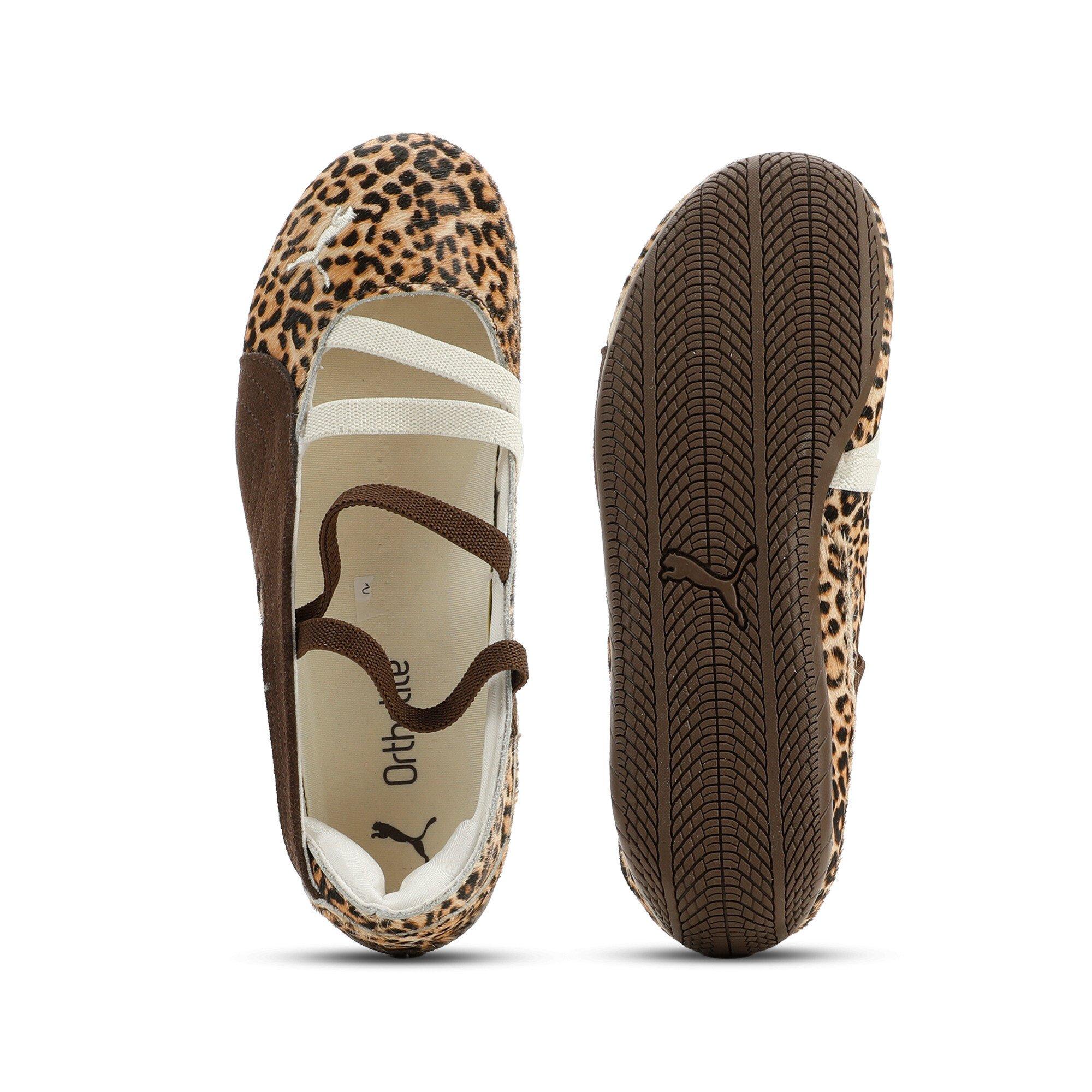 PUMA Speedcat Ballet Wild "Brown/Black/White" Grade School Girls' Shoe - BROWN/BLACK/WHITE