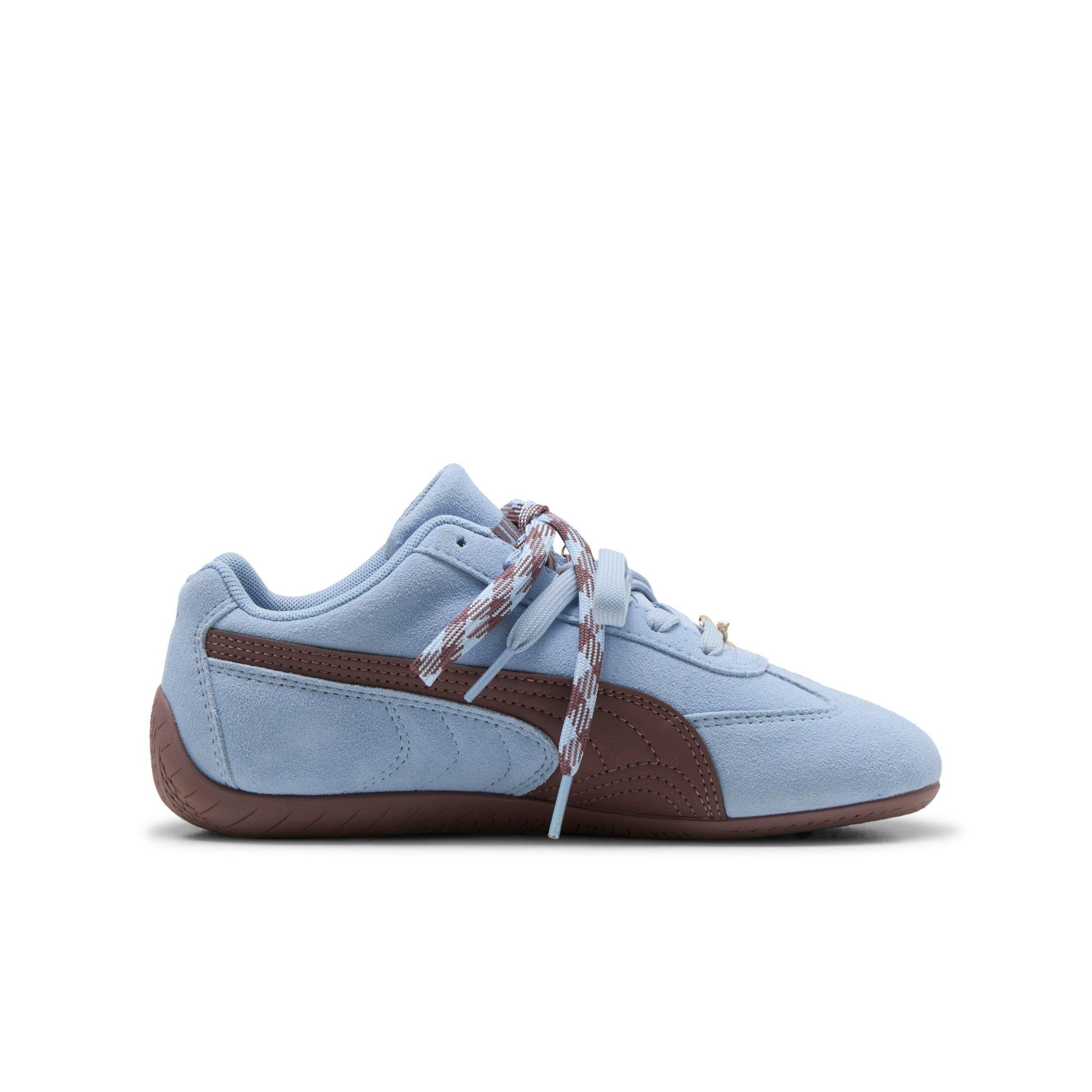 PUMA Speedcat Charmies "Chambray Blue/Rich Cocoa" Grade School Girls' Shoe - BLUE/COCOA