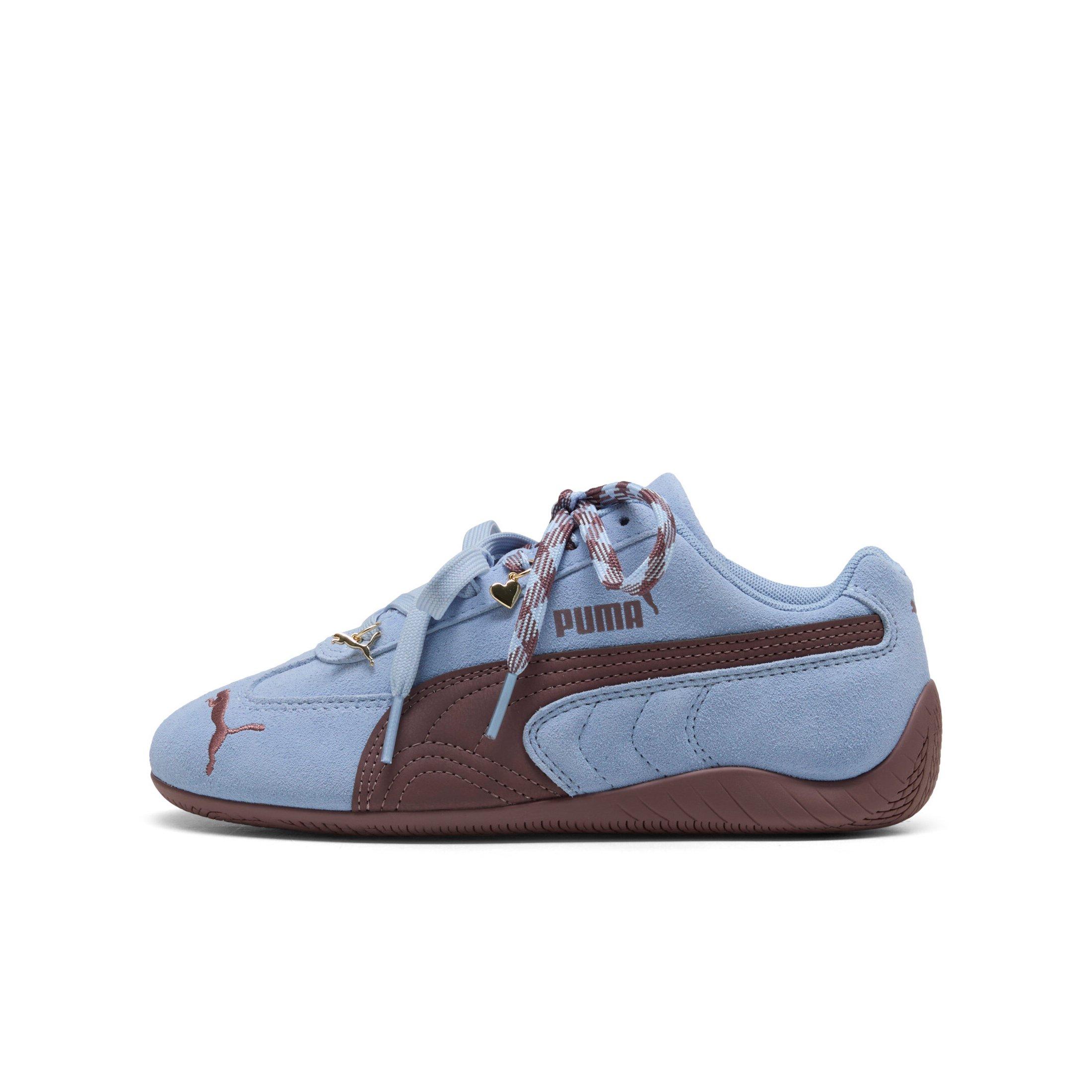 PUMA Speedcat Charmies "Chambray Blue/Rich Cocoa" Grade School Girls' Shoe - BLUE/COCOA