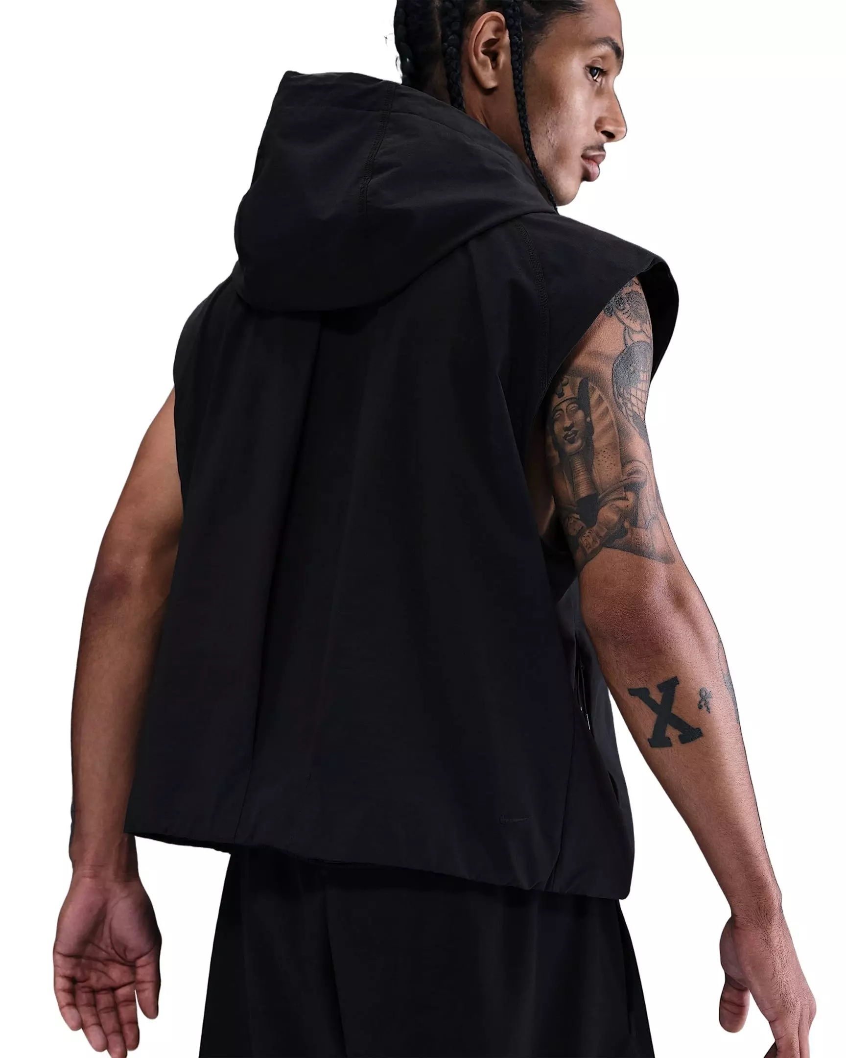 Nike Men's Tech Dri-FIT Woven Windrunner Vest - BLACK