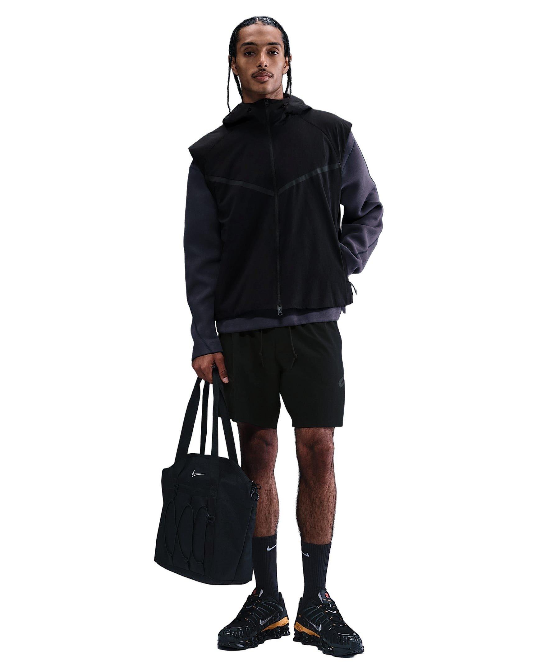 Nike Men's Tech Dri-FIT Woven Windrunner Vest - BLACK Thumbnail View 5