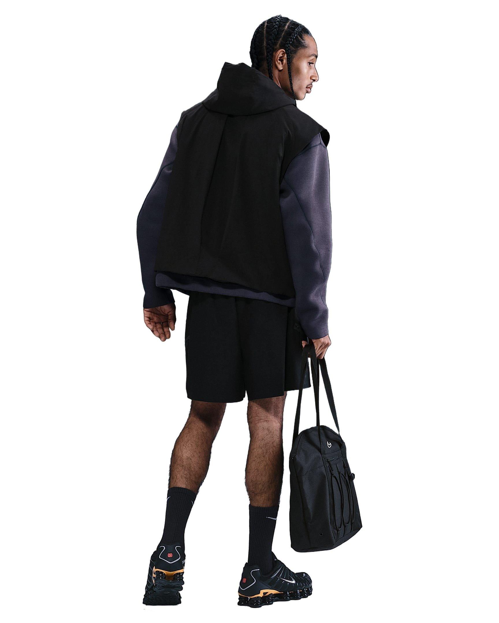 Nike Men's Tech Dri-FIT Woven Windrunner Vest - BLACK Thumbnail View 6