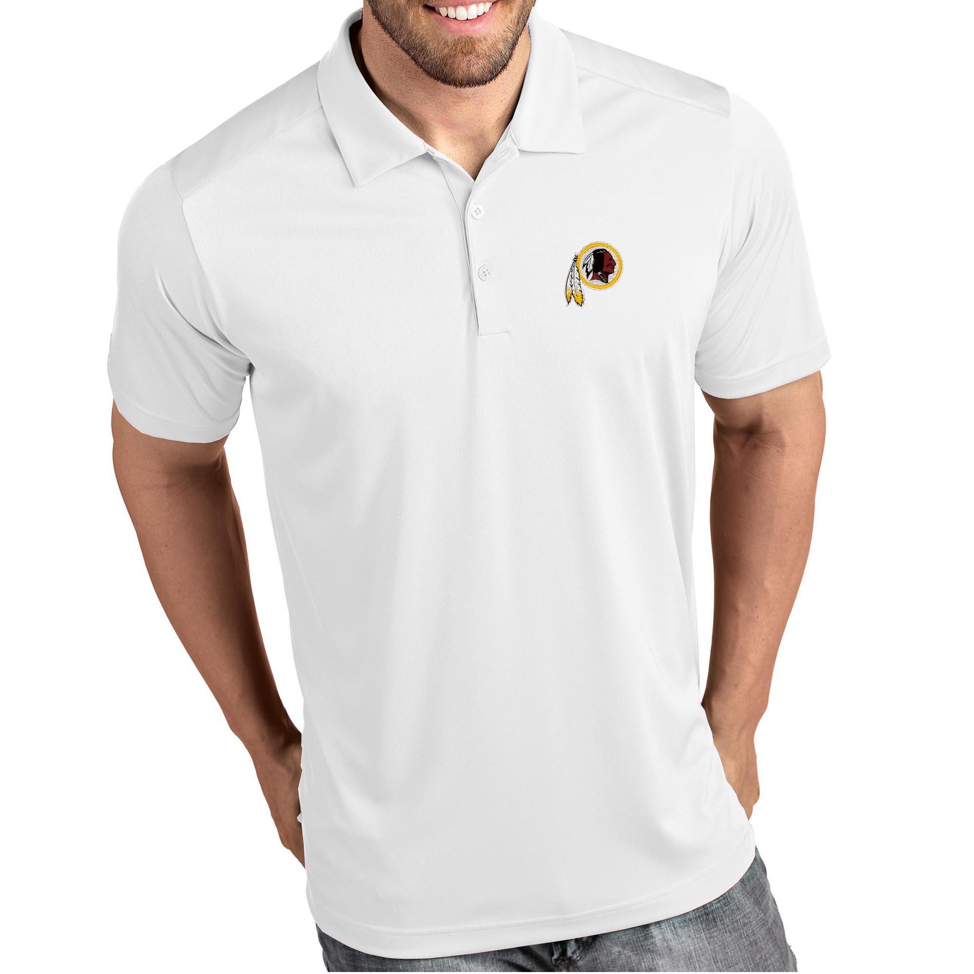 Washington Redskins "ADIDAS" Polo Shirt + White, Burgundy &  Gold Size Medium