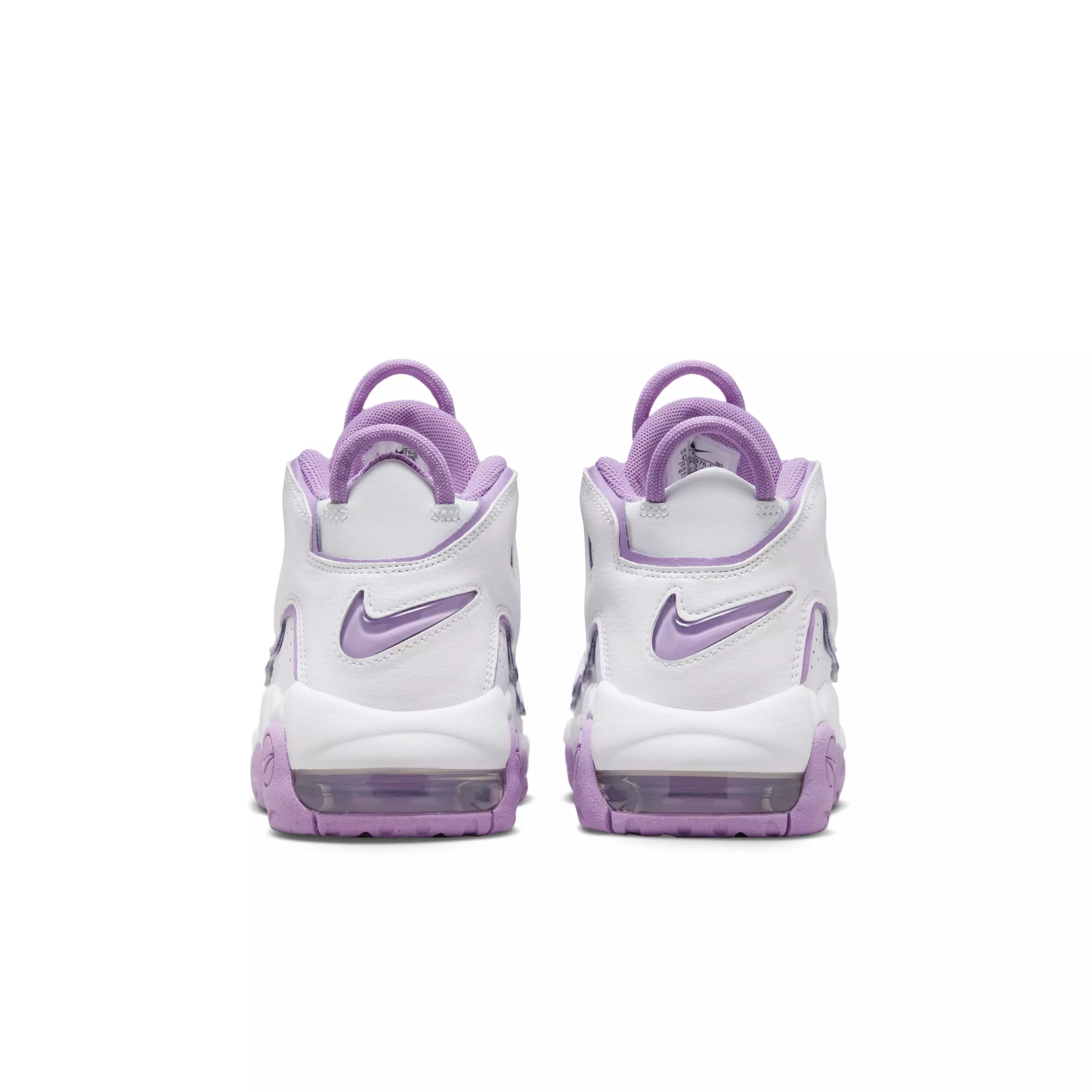 Nike Air More Uptempo "White/Rush Fuchsia/Rush Fuchsia" Grade School Kids' Shoe - WHITE/FUCHSIA/FUCHSIA