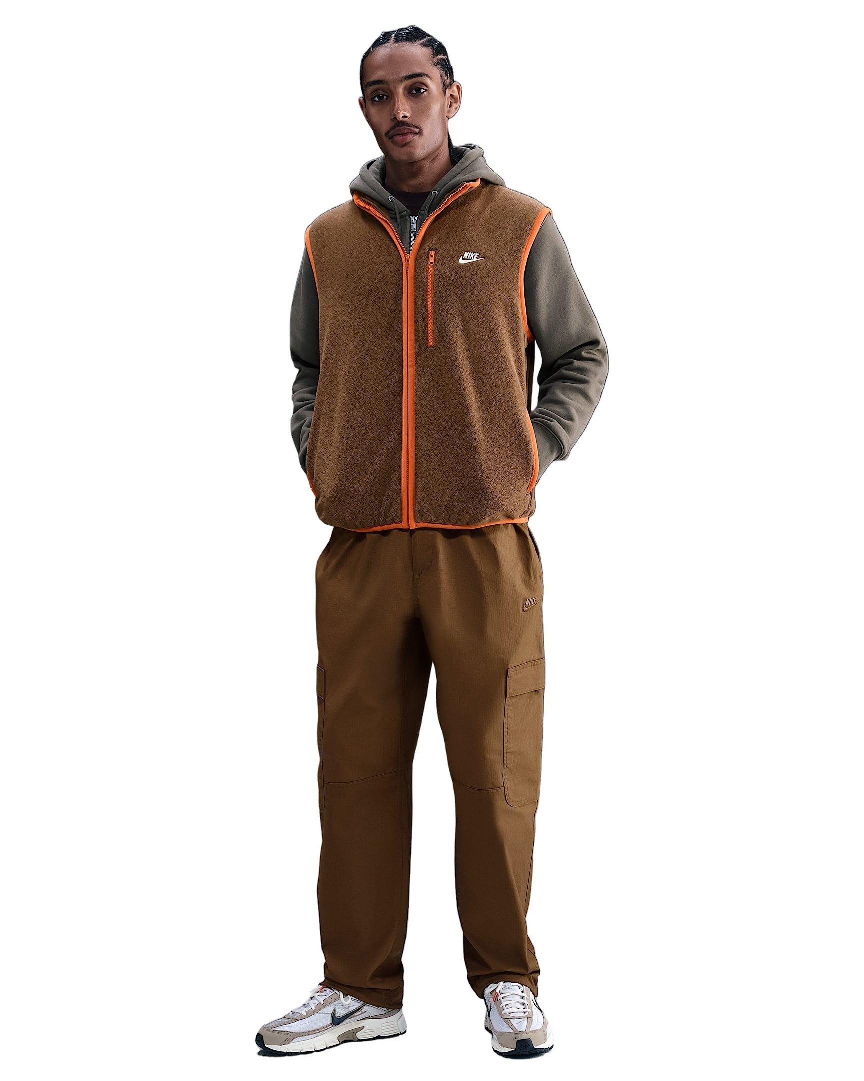 Nike Men's Club Winterized Full-Zip Vest - BROWN Thumbnail View 1