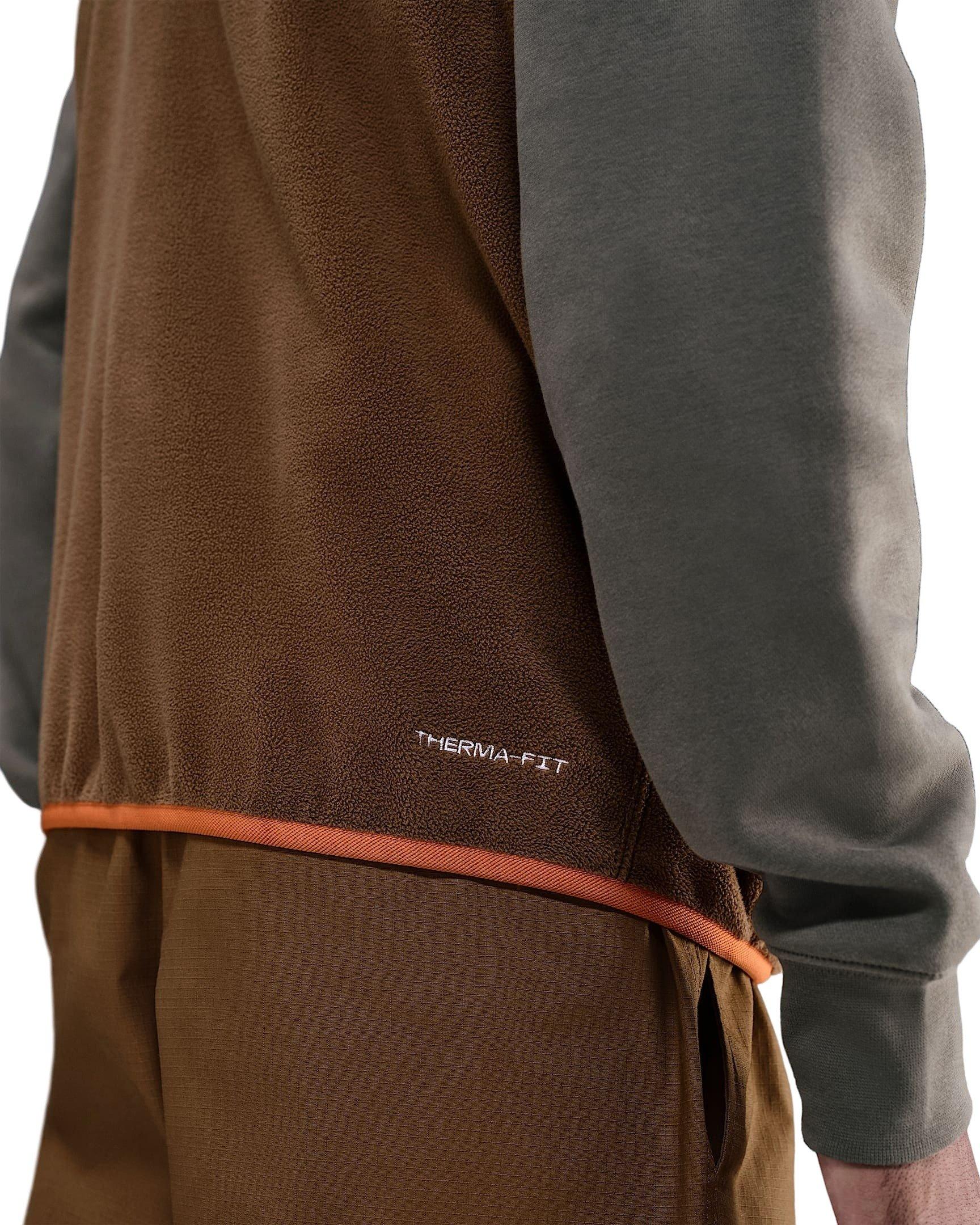 Nike Men's Club Winterized Full-Zip Vest - BROWN Thumbnail View 4