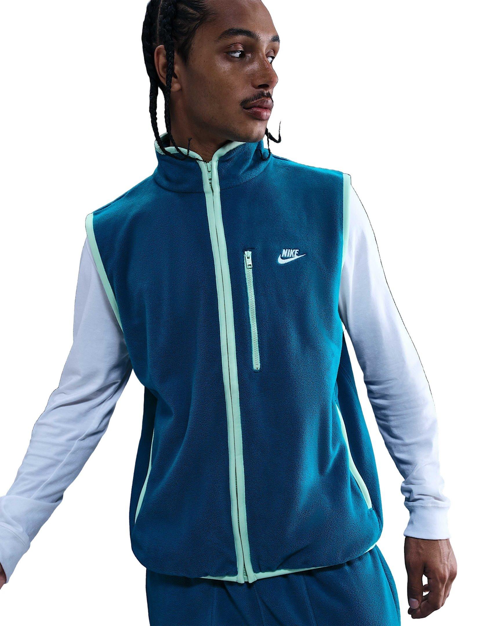 Nike Men's Club Winterized Full-Zip Vest - BLUE Thumbnail View 3