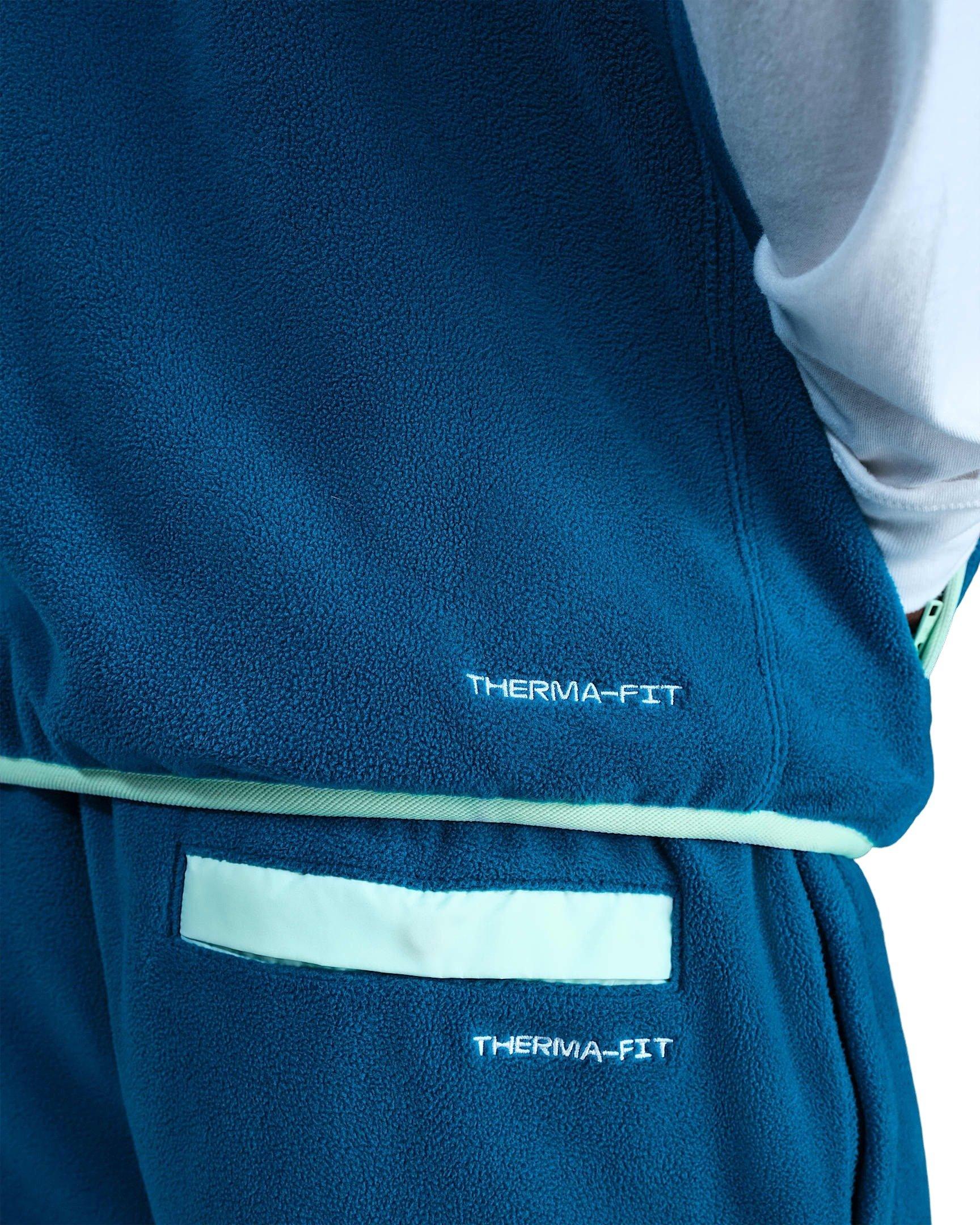 Nike Men's Club Winterized Full-Zip Vest - BLUE Thumbnail View 4