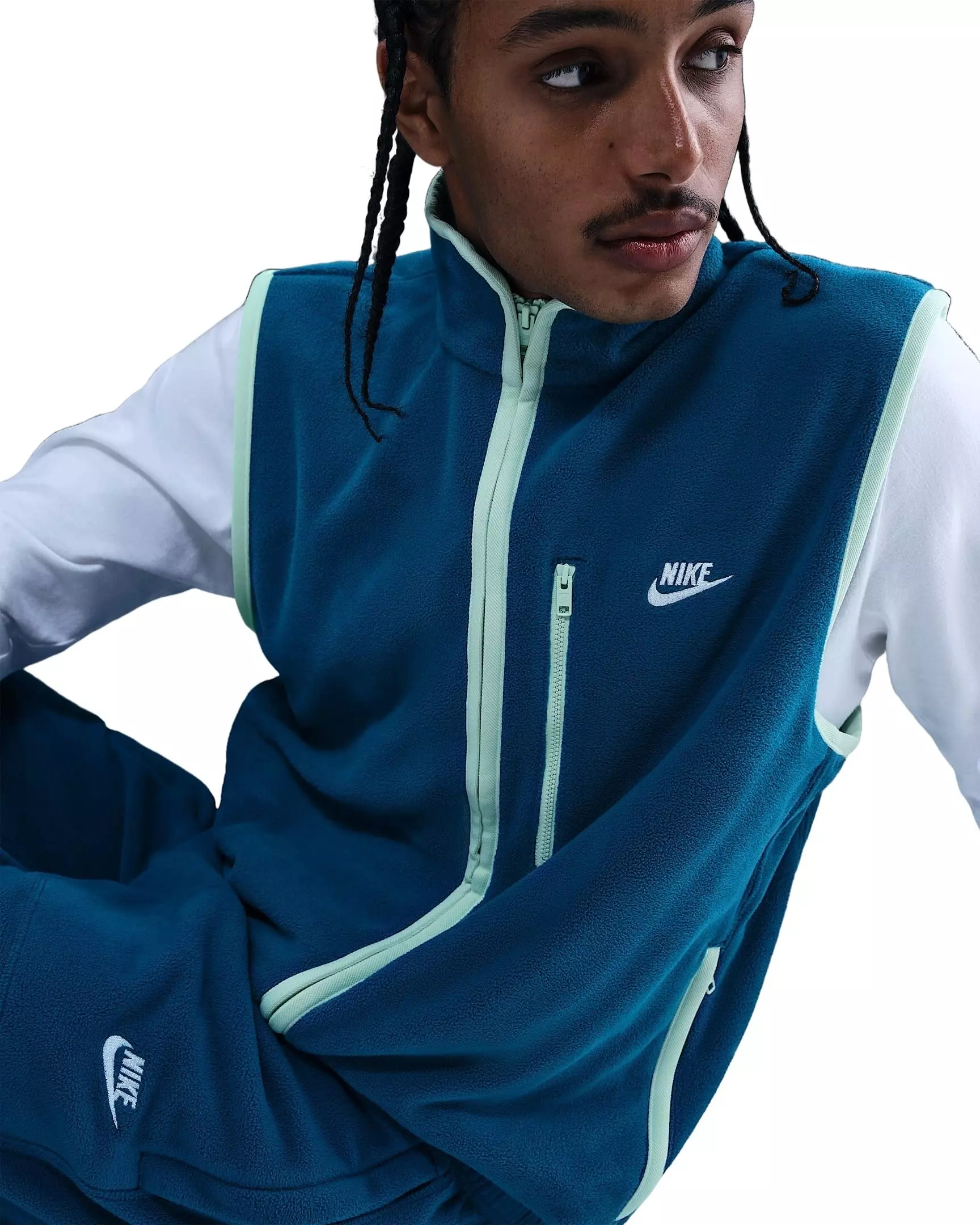 Nike Men's Club Winterized Full-Zip Vest - BLUE