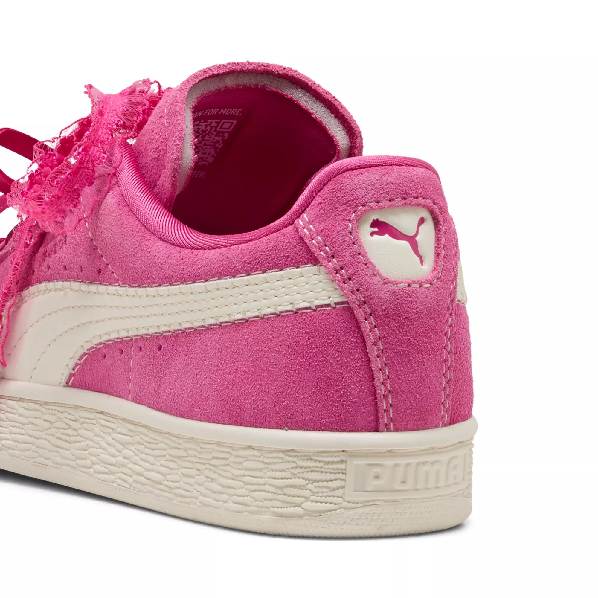 PUMA Suede Bloom "Pink/White" Grade School Girls' Shoe - PINK/WHITE