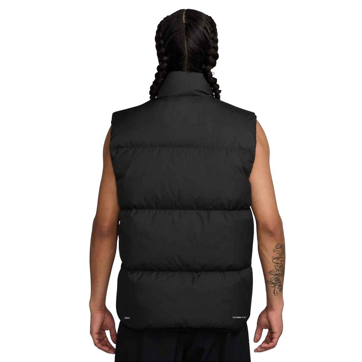 Nike Men's Sportswear Club Therma-FIT Puffer Vest - BLACK Thumbnail View 2