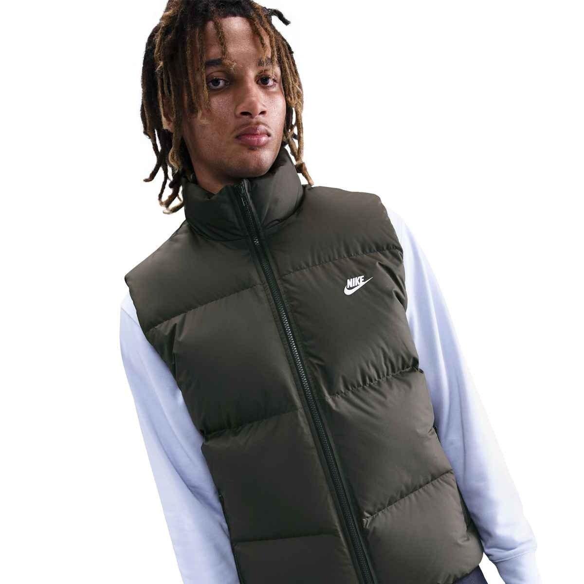 Nike Men's Sportswear Club Therma-FIT Puffer Vest - GREEN Thumbnail View 1