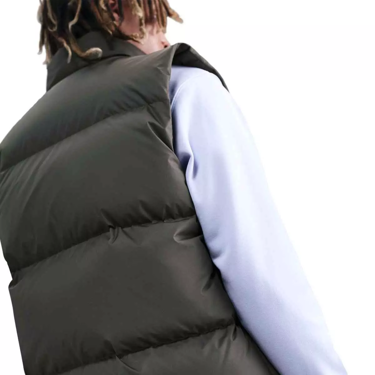 Nike Men's Sportswear Club Therma-FIT Puffer Vest - GREEN