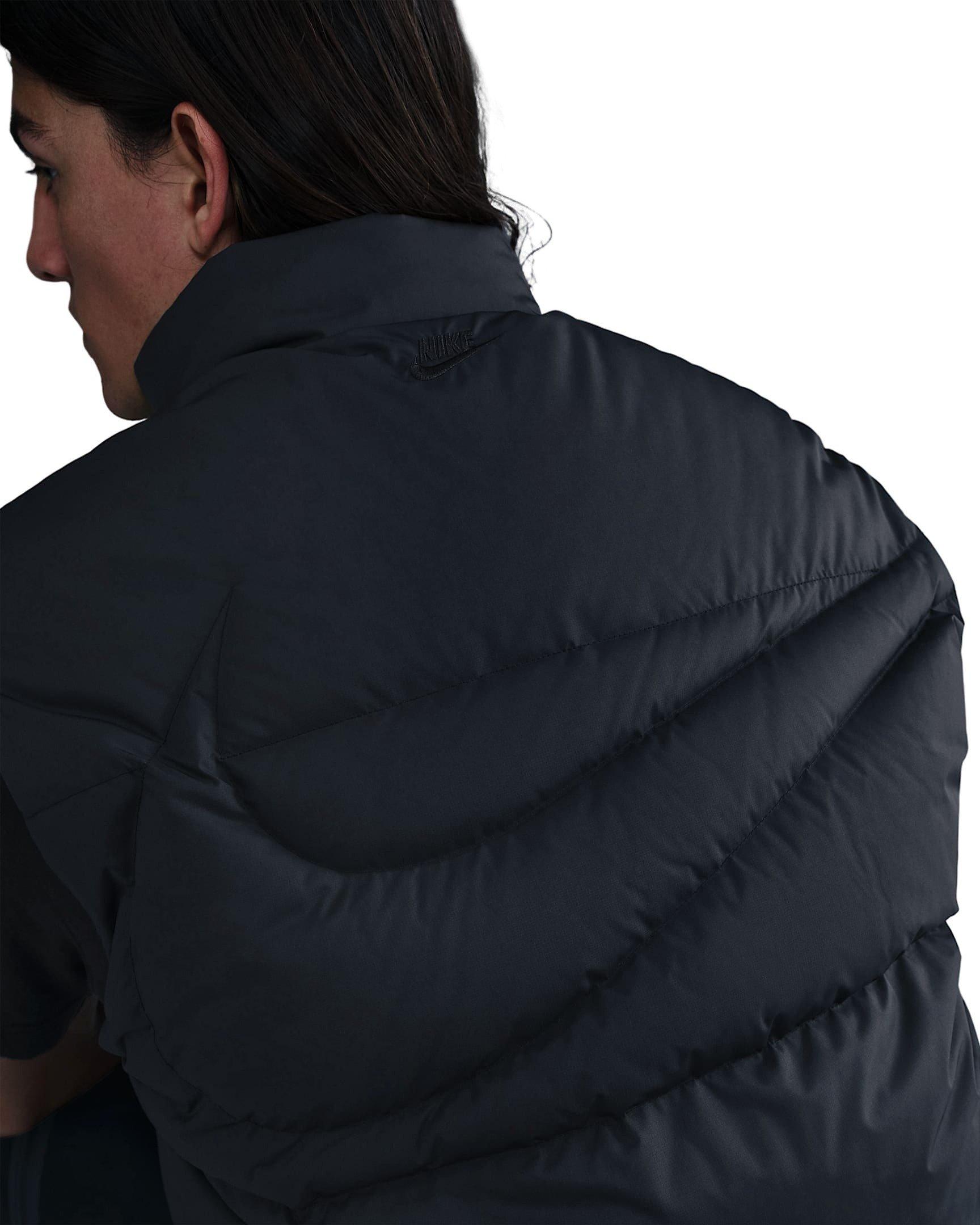 Nike Men's Sportswear Club Therma-FIT Loose Vest - Black - BLACK Thumbnail View 4