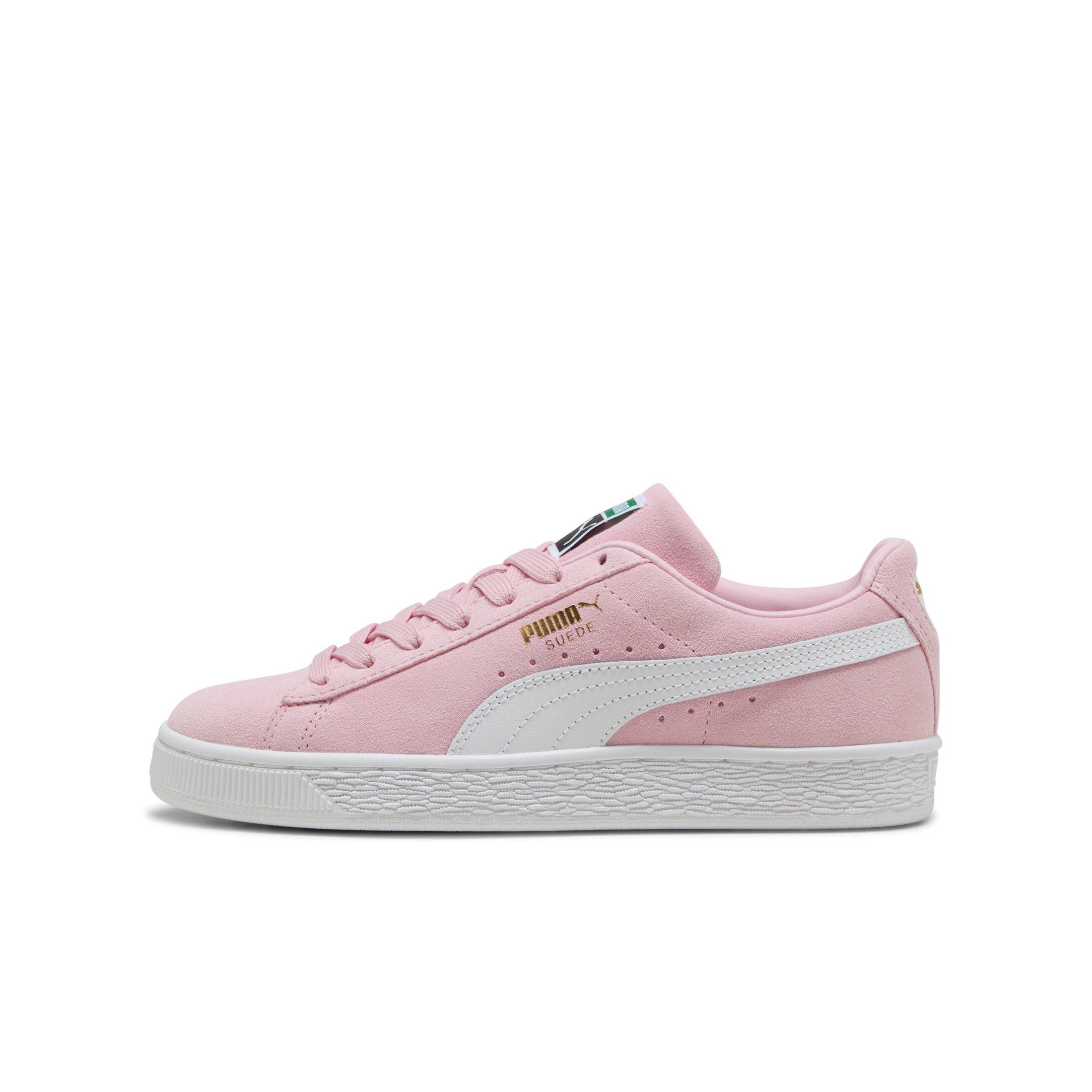 PUMA Suede Classic "Pink Lady/PUMA White" Grade School Girls' Shoe - PINK/WHITE