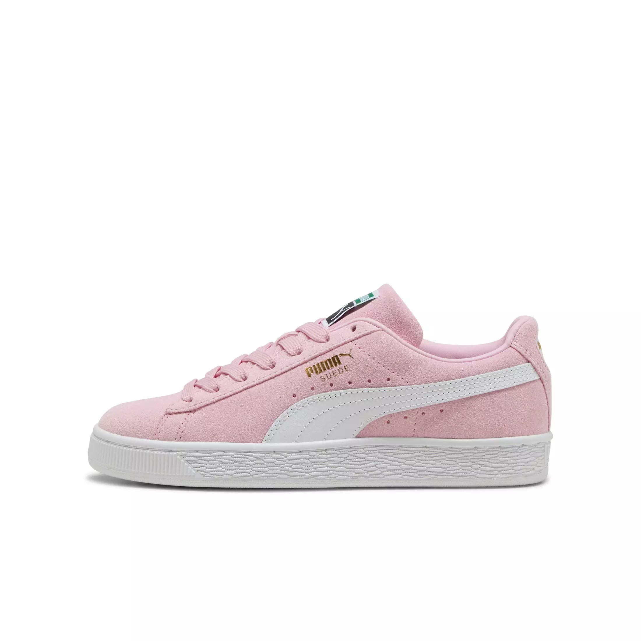 PUMA Suede Classic "Pink Lady/PUMA White" Grade School Girls' Shoe - PINK/WHITE