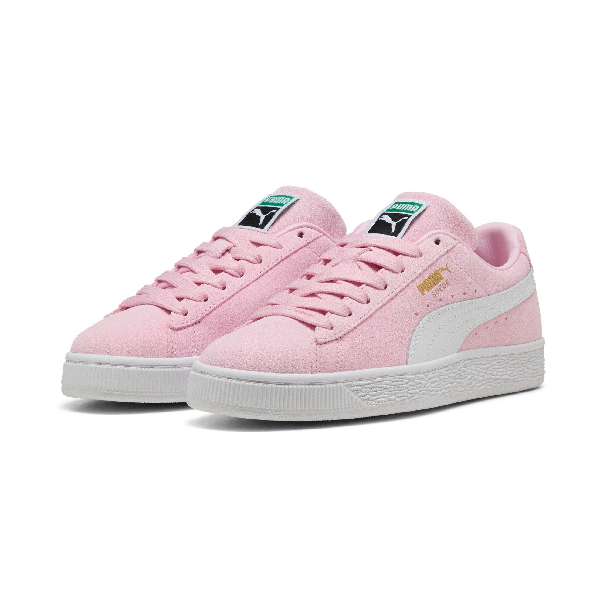 PUMA Suede Classic "Pink Lady/PUMA White" Grade School Girls' Shoe - PINK/WHITE