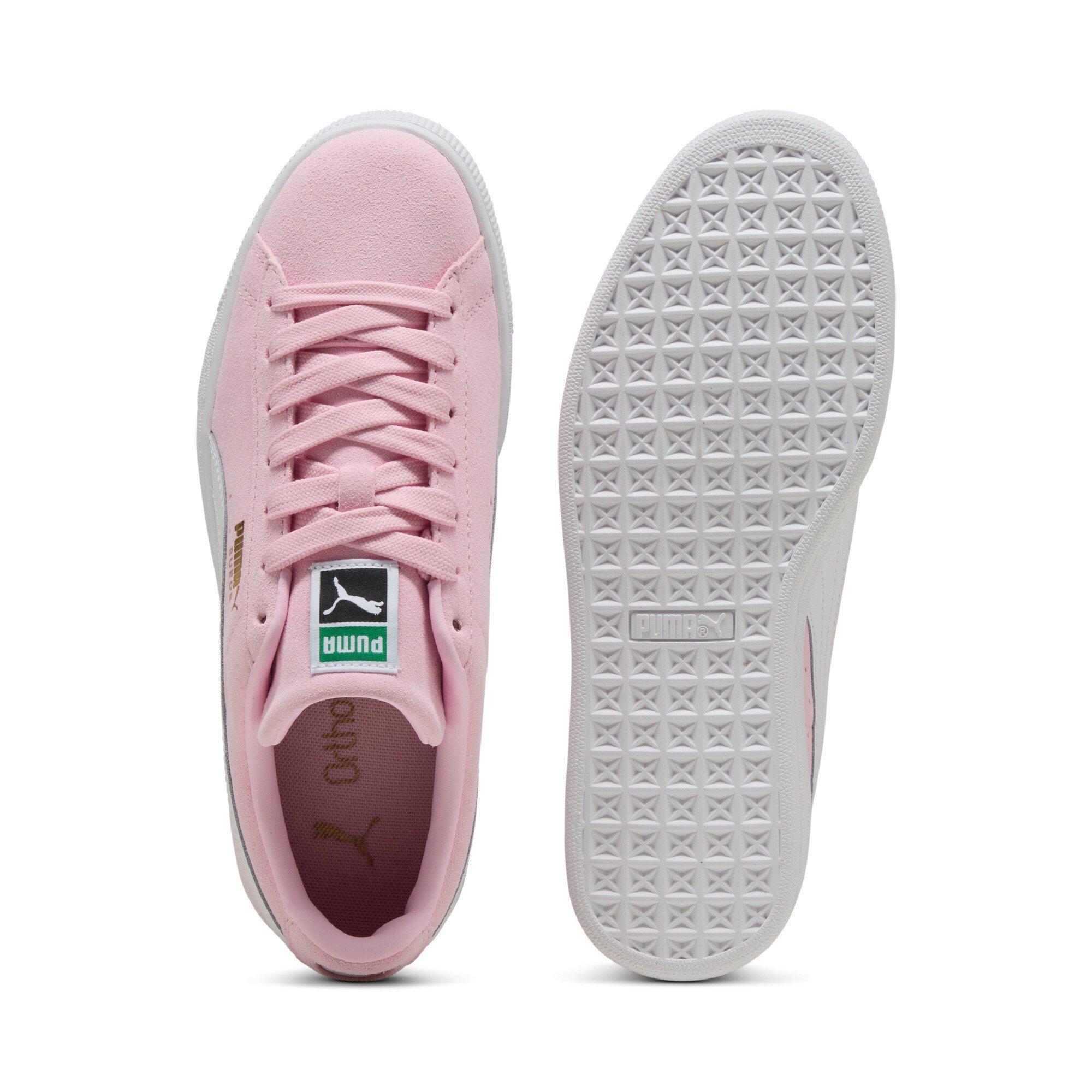 PUMA Suede Classic "Pink Lady/PUMA White" Grade School Girls' Shoe - PINK/WHITE