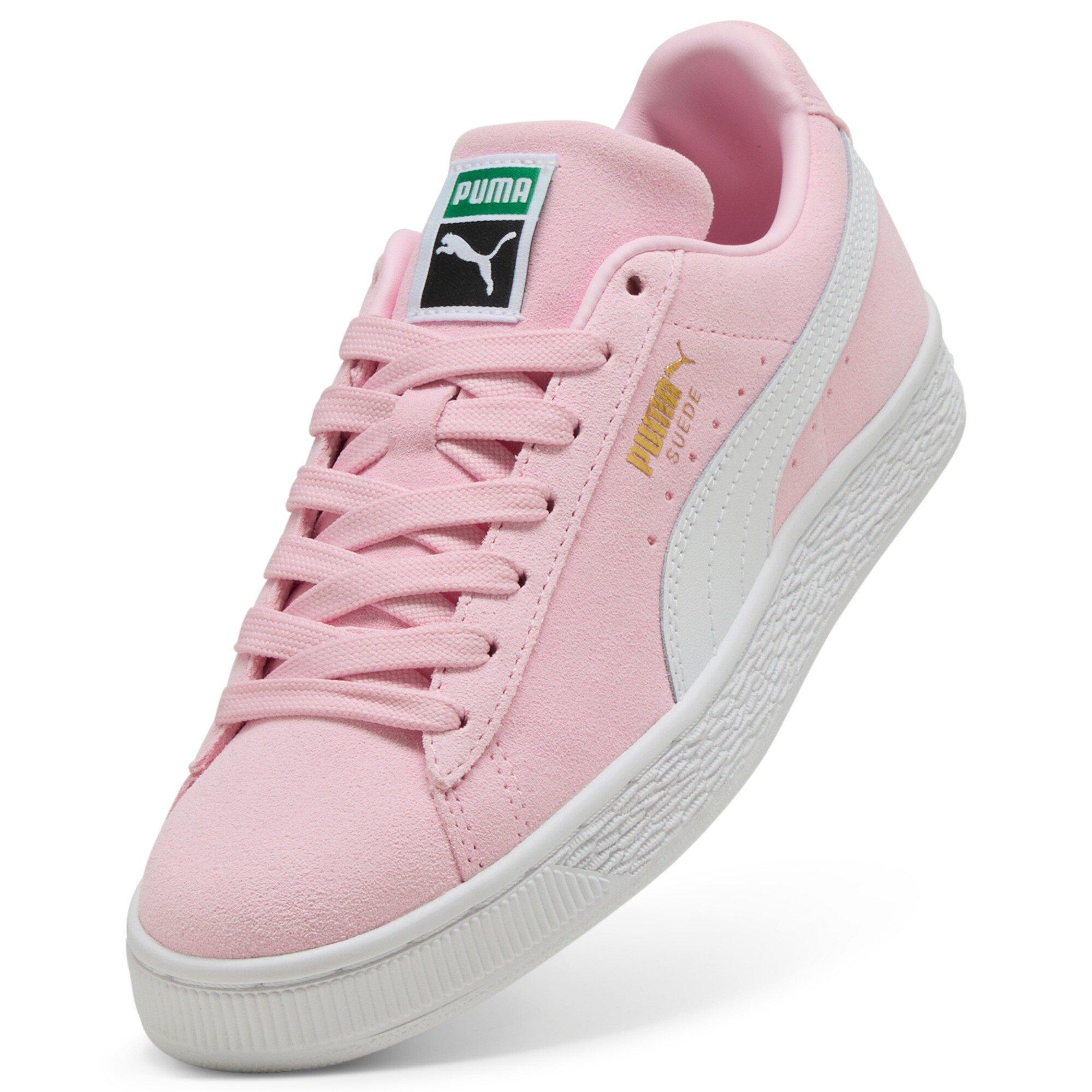 PUMA Suede Classic "Pink Lady/PUMA White" Grade School Girls' Shoe - PINK/WHITE
