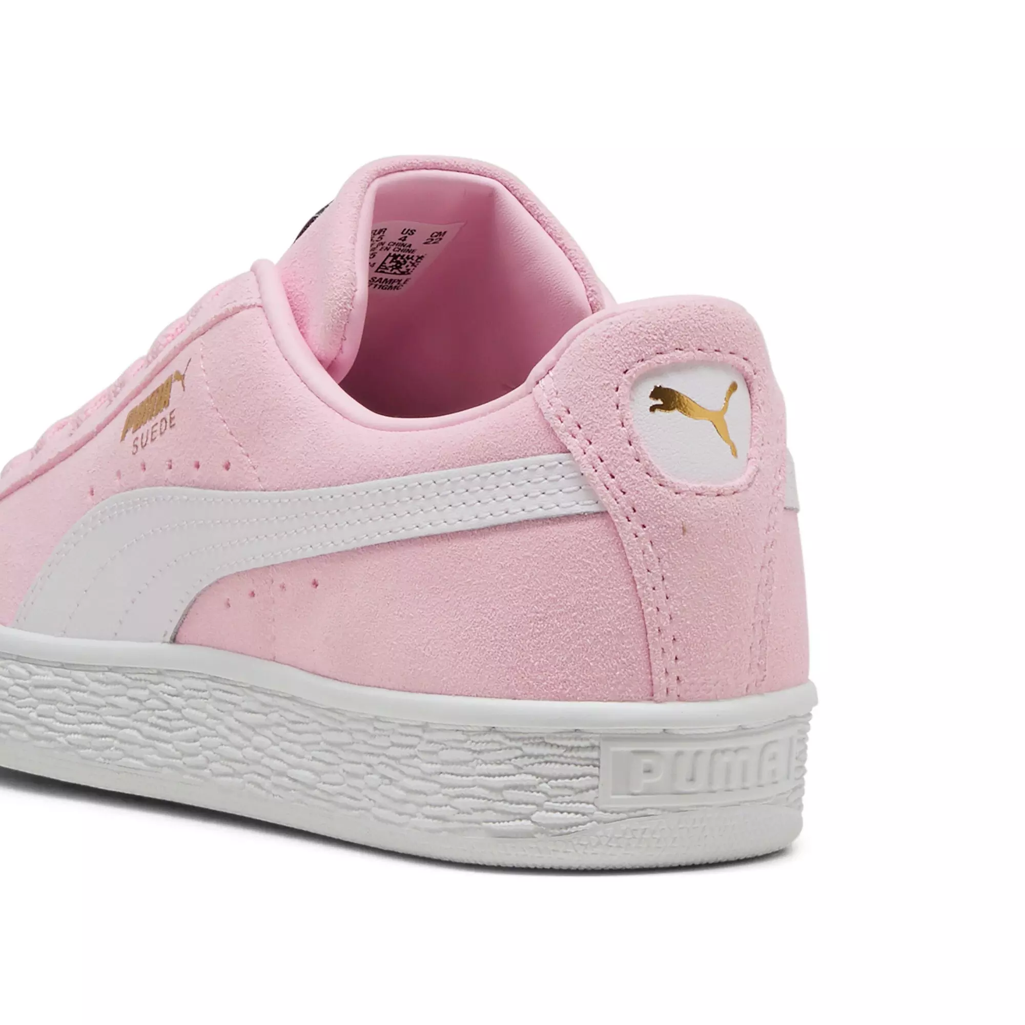 PUMA Suede Classic "Pink Lady/PUMA White" Grade School Girls' Shoe - PINK/WHITE