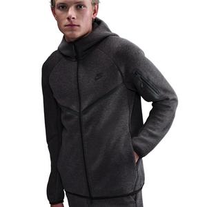 Nike Men's Tech Fleece Windrunner Full-Zip Jacket - Black Heather
