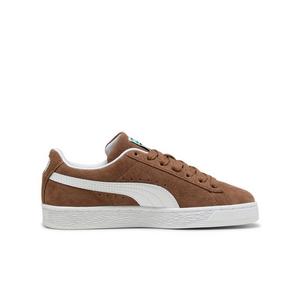 PUMA Suede Classic "Haute Coffee/PUMA White" Grade School Girls' Shoe - COFFEE/WHITE