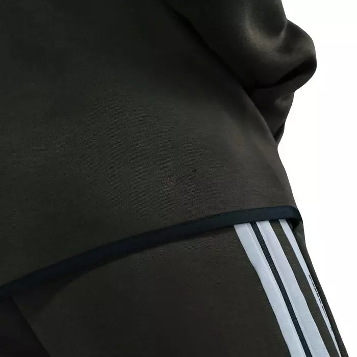 Nike Men's Tech Full-Zip Fleece Windrunner Jacket with Reflective Accents - GREEN