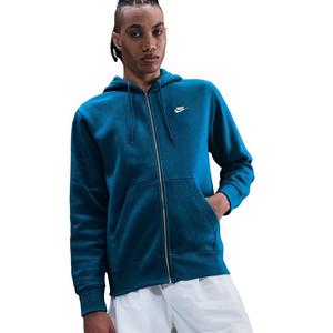 Nike Men's Club Full-Zip Fleece Hooded Jacket