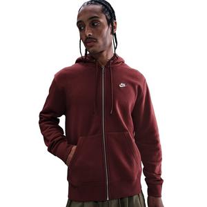 Nike Men's Club Full-Zip Fleece Hooded Jacket