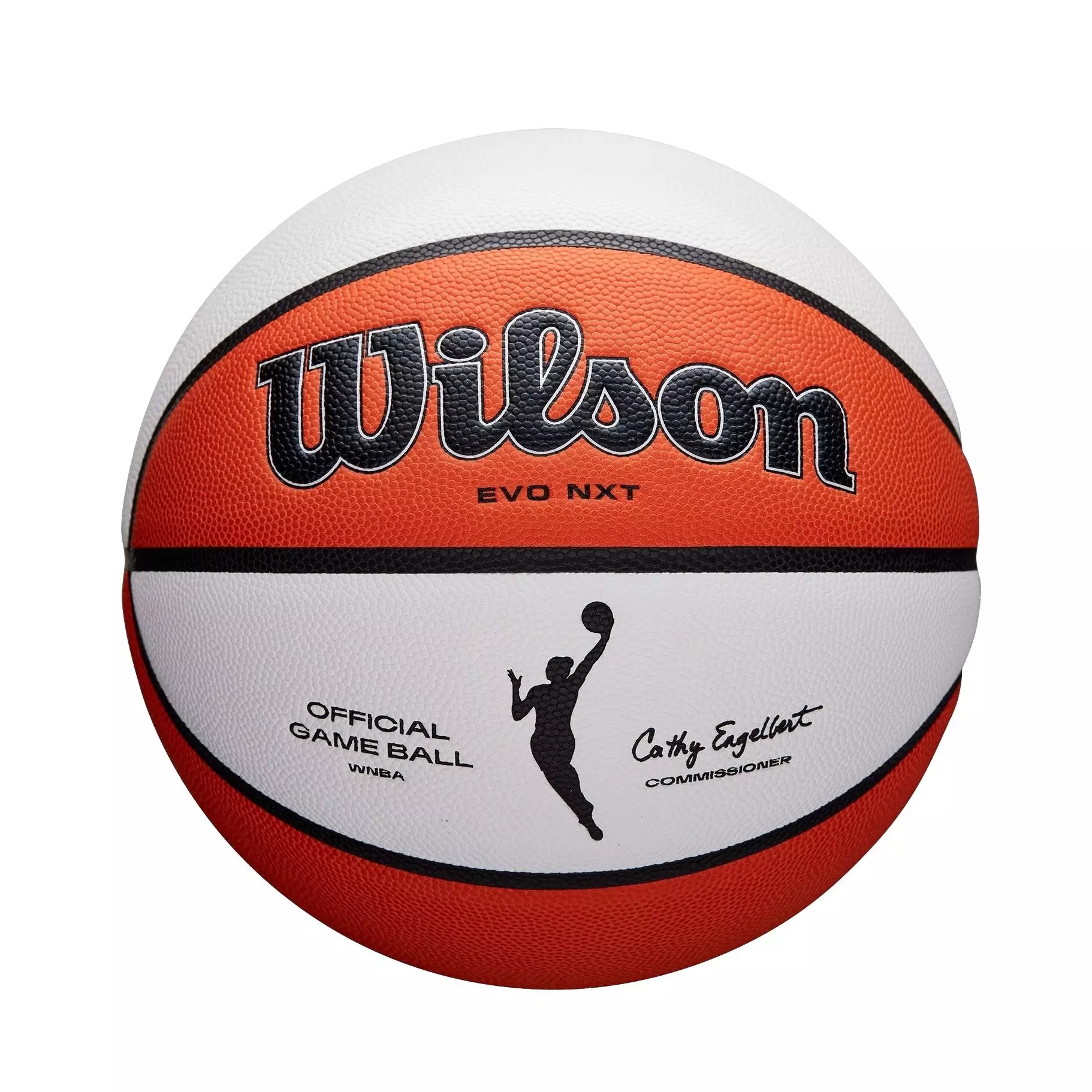 Wilson WNBA Official Game 6 Basketball-Orange/White - ORANGE/WHITE