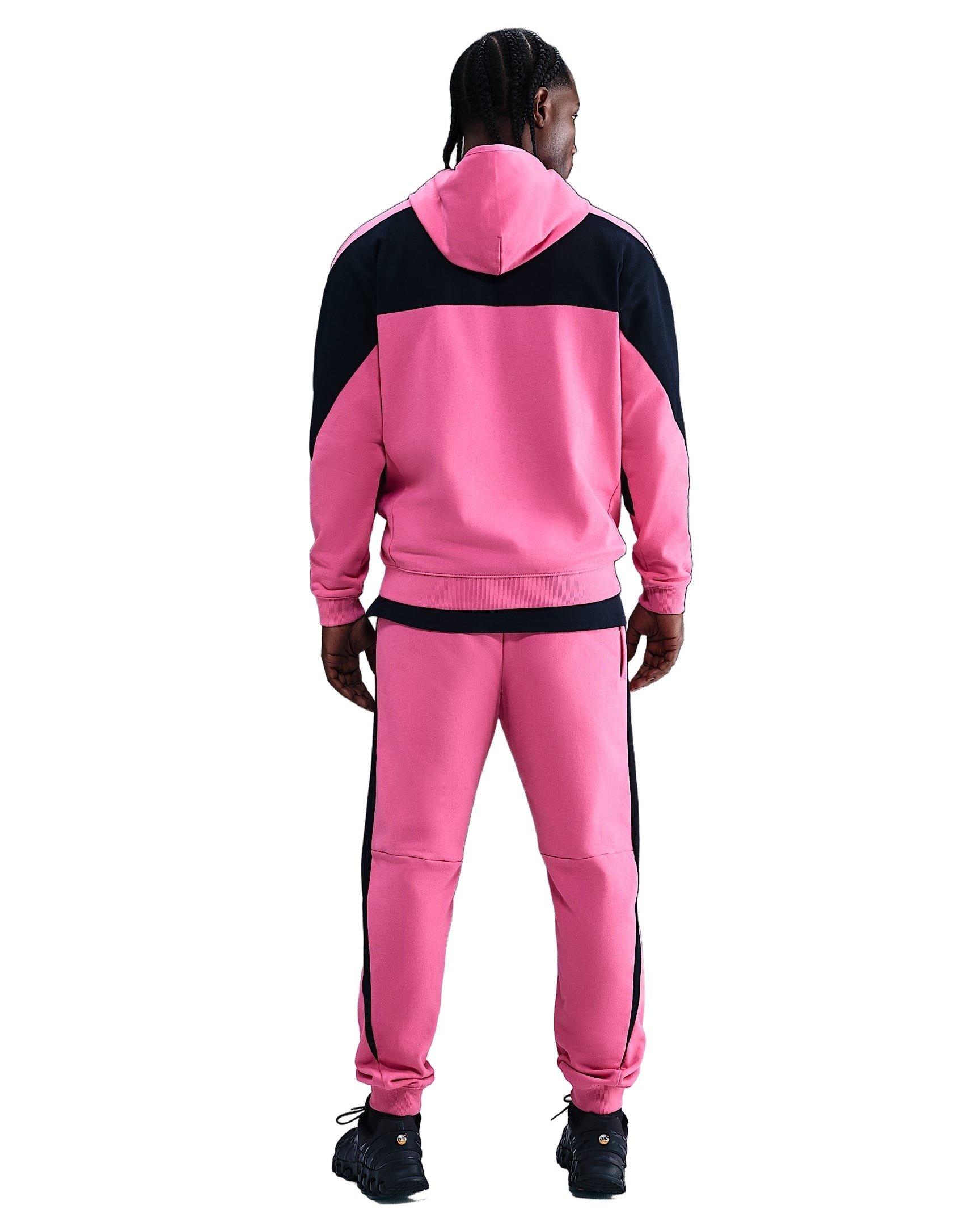 Nike Men's Air Fleece Pullover Hoodie - Pink - PINK Thumbnail View 2