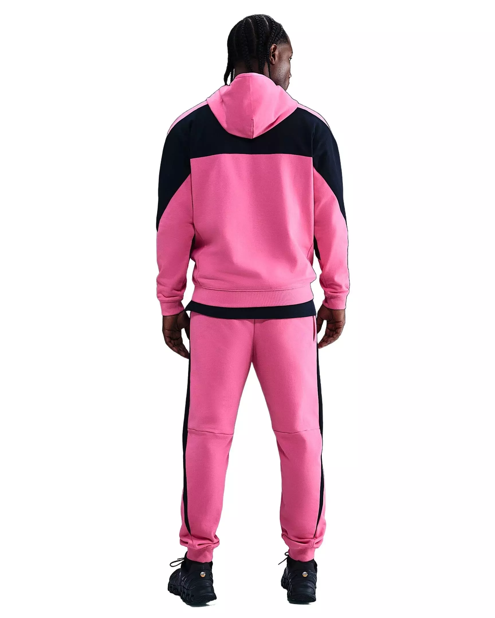 Nike Men's Air Fleece Pullover Hoodie - Pink - PINK