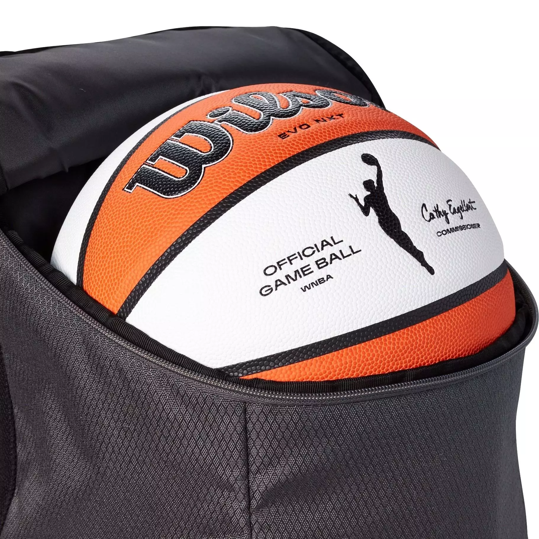 Wilson WNBA Authentic Basketball Backpack-Grey - BLACK