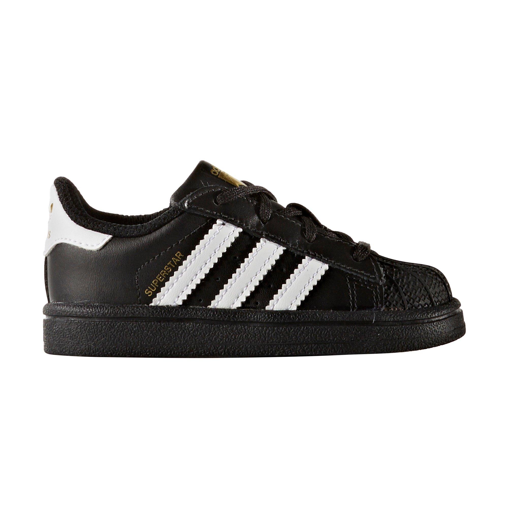 black adidas superstar toddler