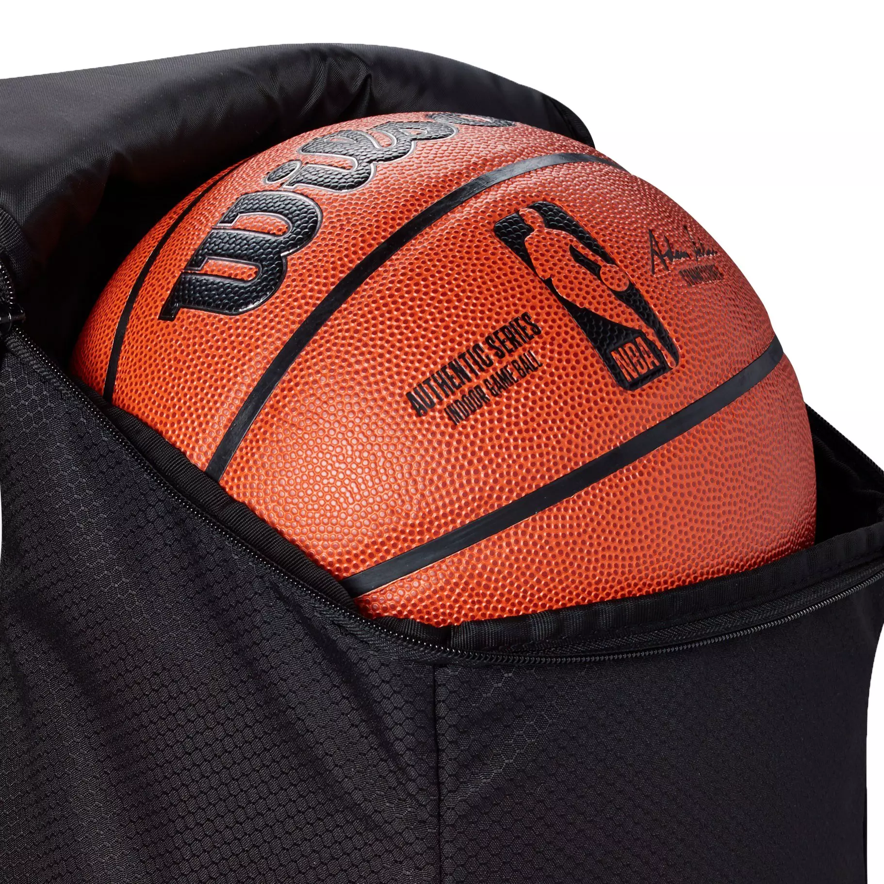 Wilson NBA Authentic Basketball Backpack-Black - BLACK