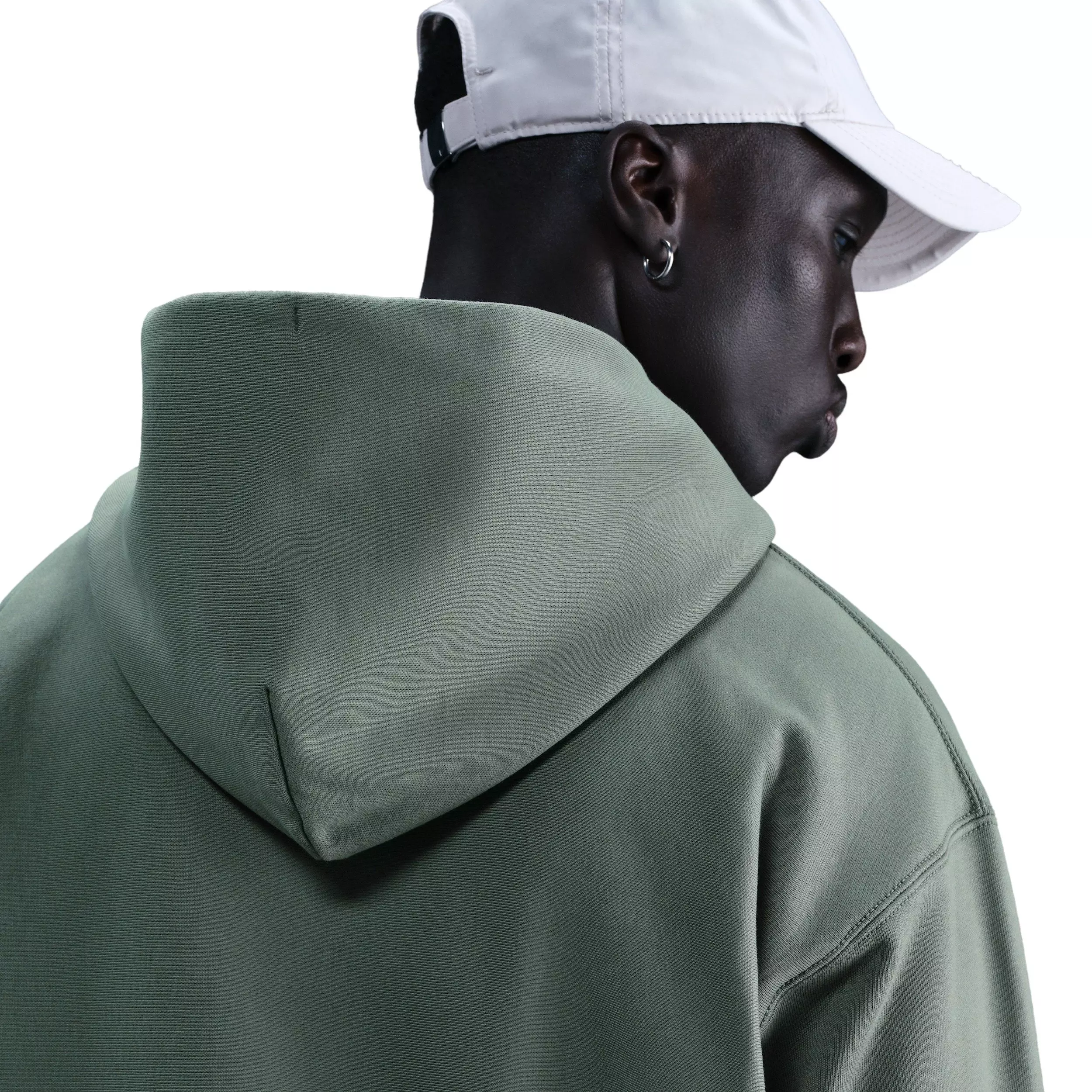 Nike Men's Solo Swoosh Full-Zip Fleece Hooded Jacket - GREY