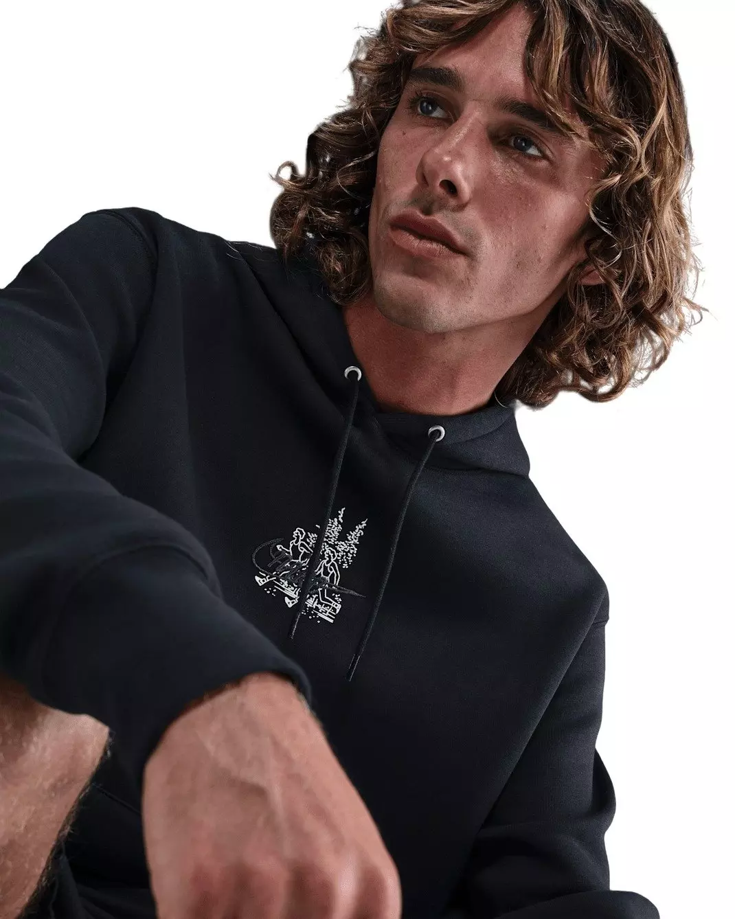 Nike Men's Sportwear Club BB Oregon Waffle Fleece Hoodie - BLACK